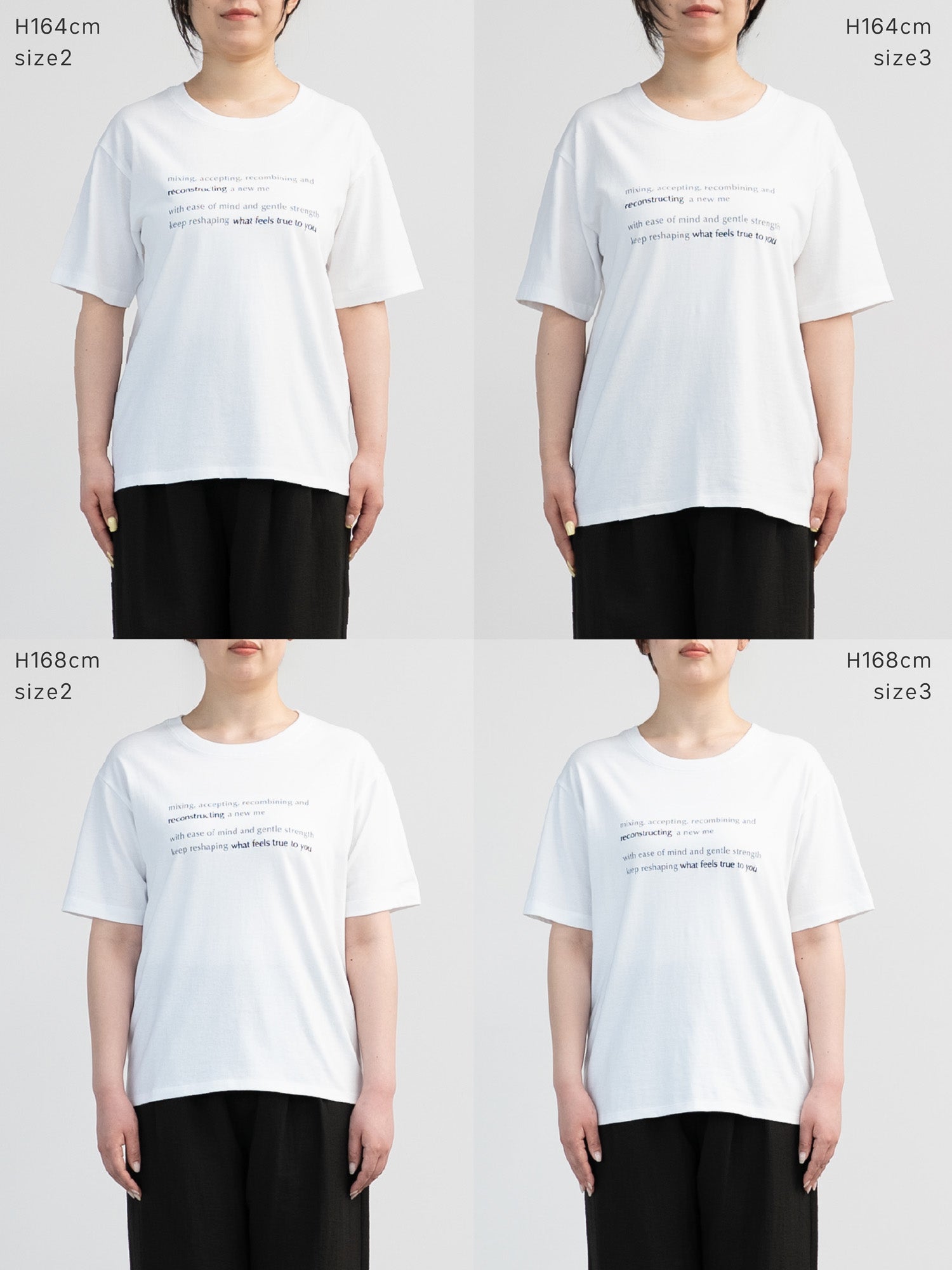 re:construct デザインTシャツ