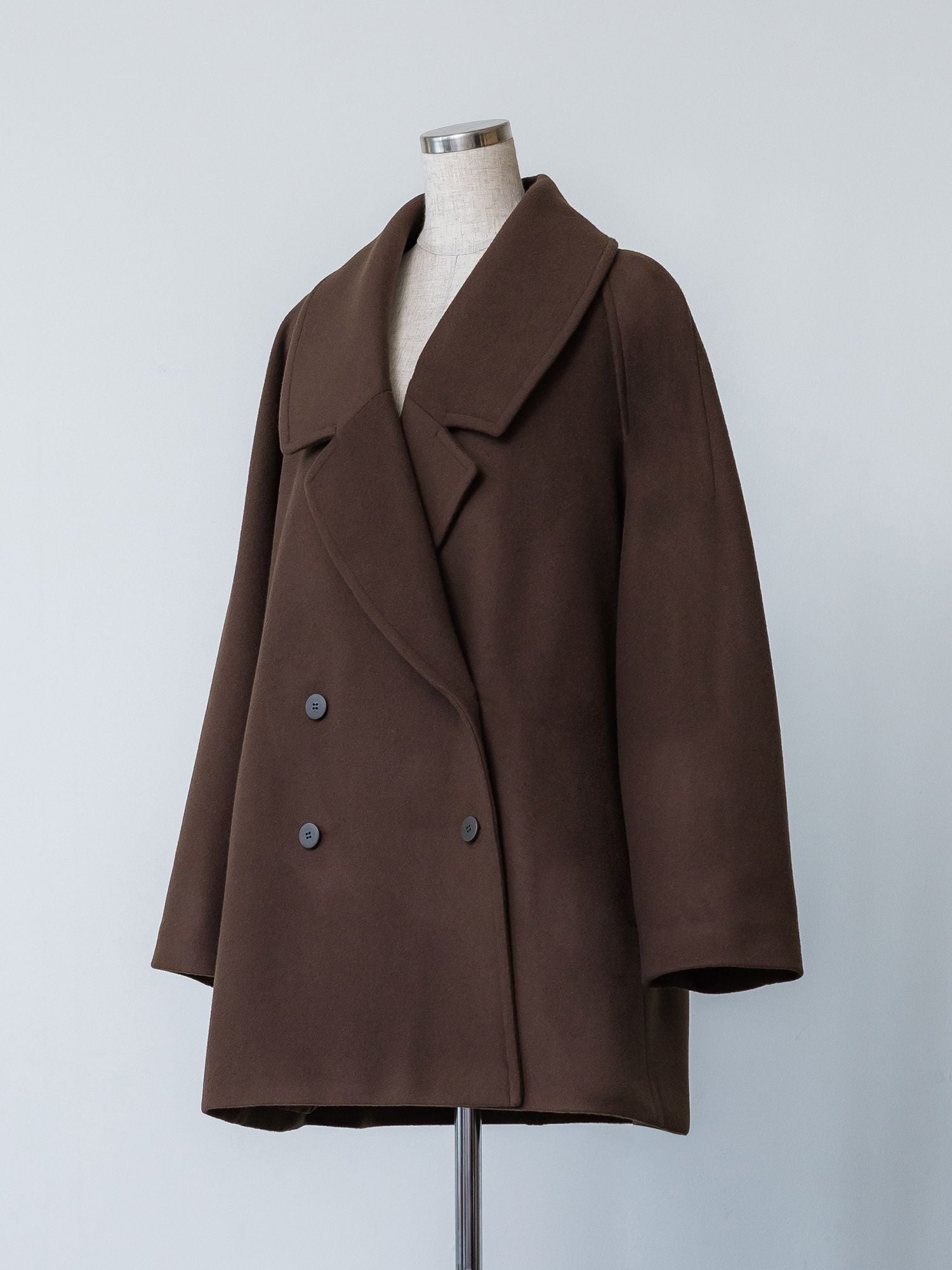 ビッグカラーミディコート