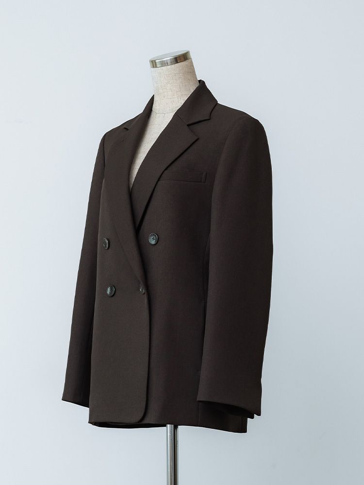 ヘザーカラーミニマルジャケット