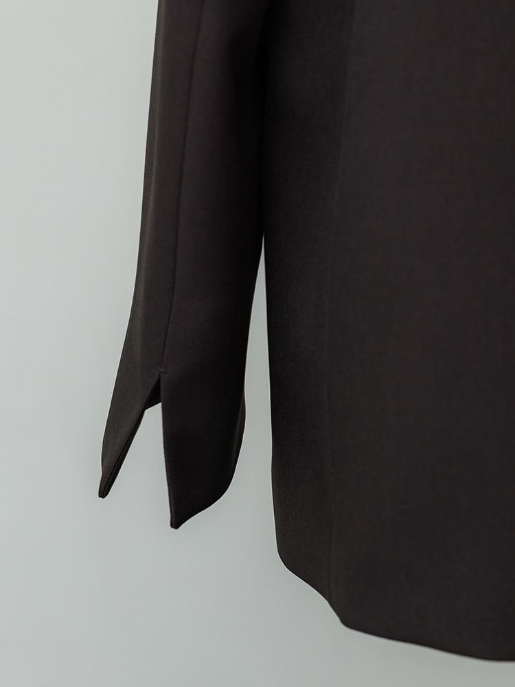 ヘザーカラーミニマルジャケット