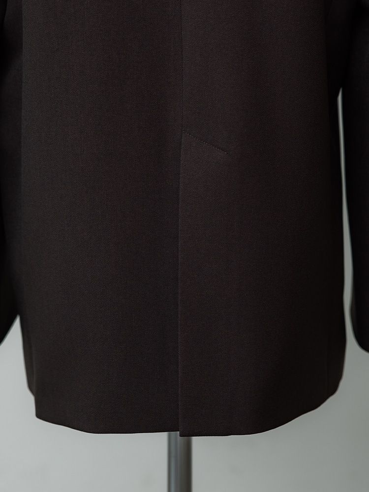 ヘザーカラーミニマルジャケット