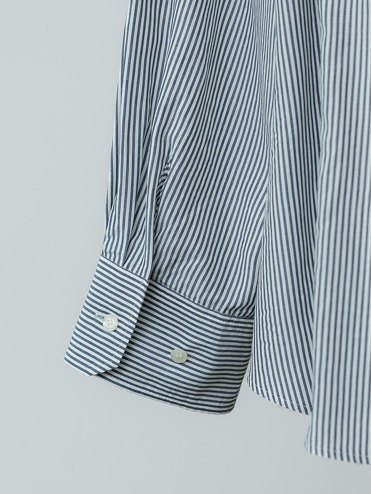 アセテートパネルシームシャツ