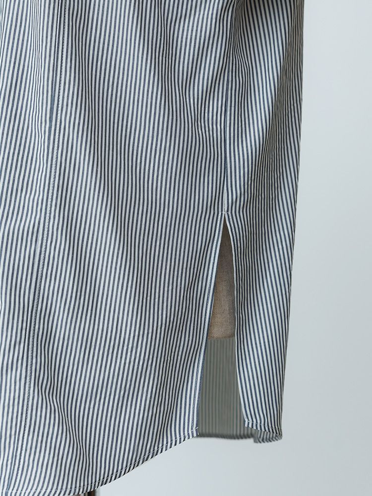 アセテートパネルシームシャツ