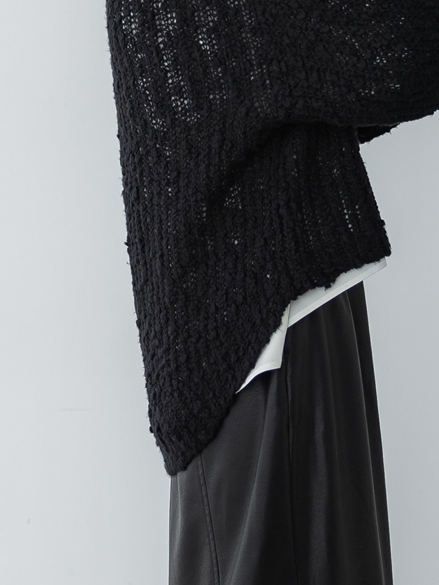 crewre online store / メランジディープVネックニット