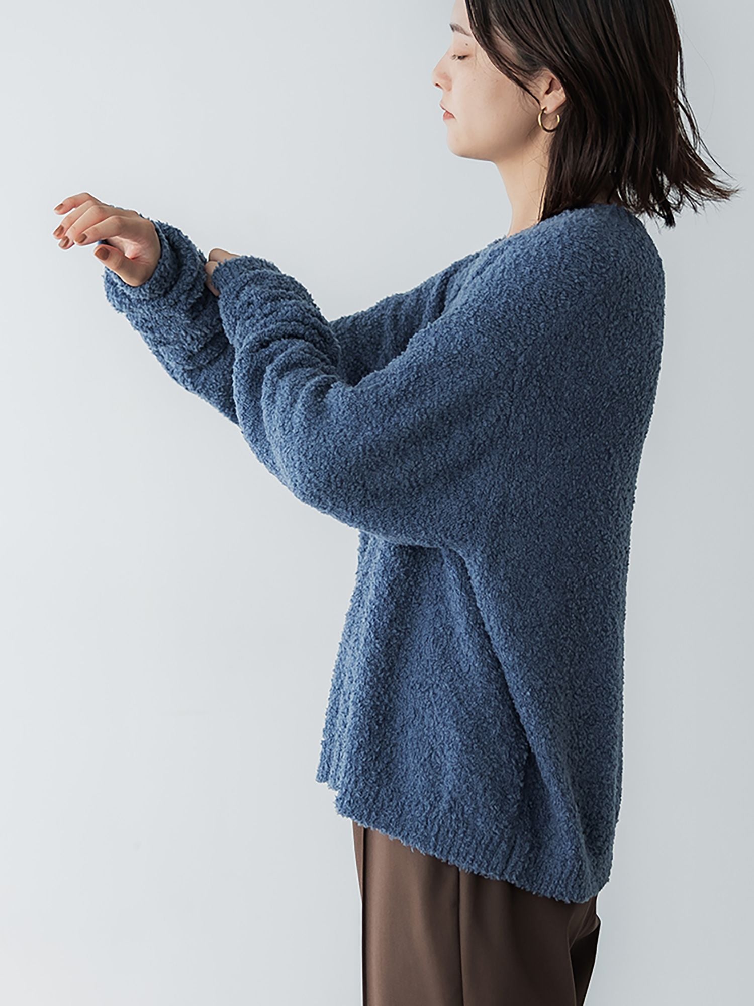 crewre online store / ブークレークルーネックニット