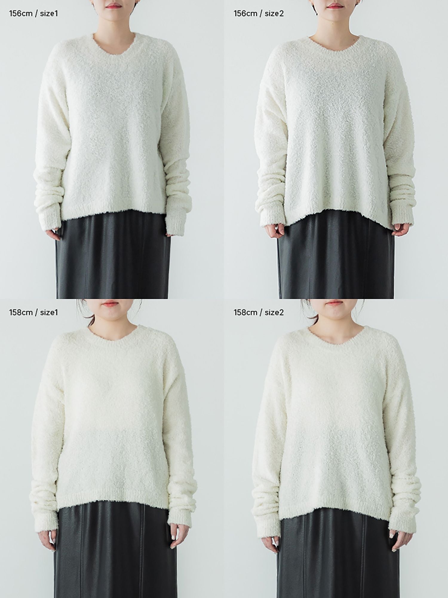 ブークレークルーネックニット