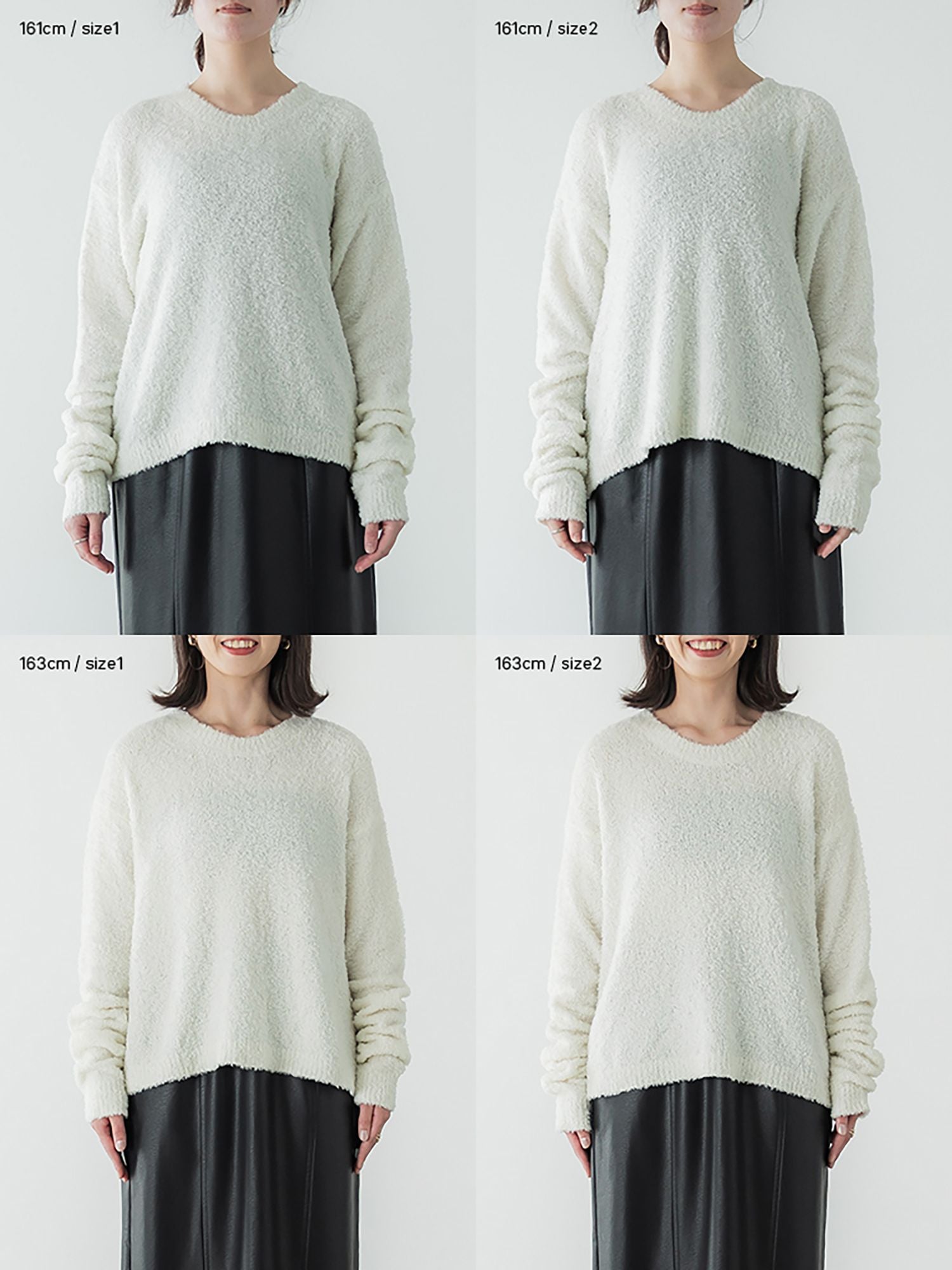 ブークレークルーネックニット