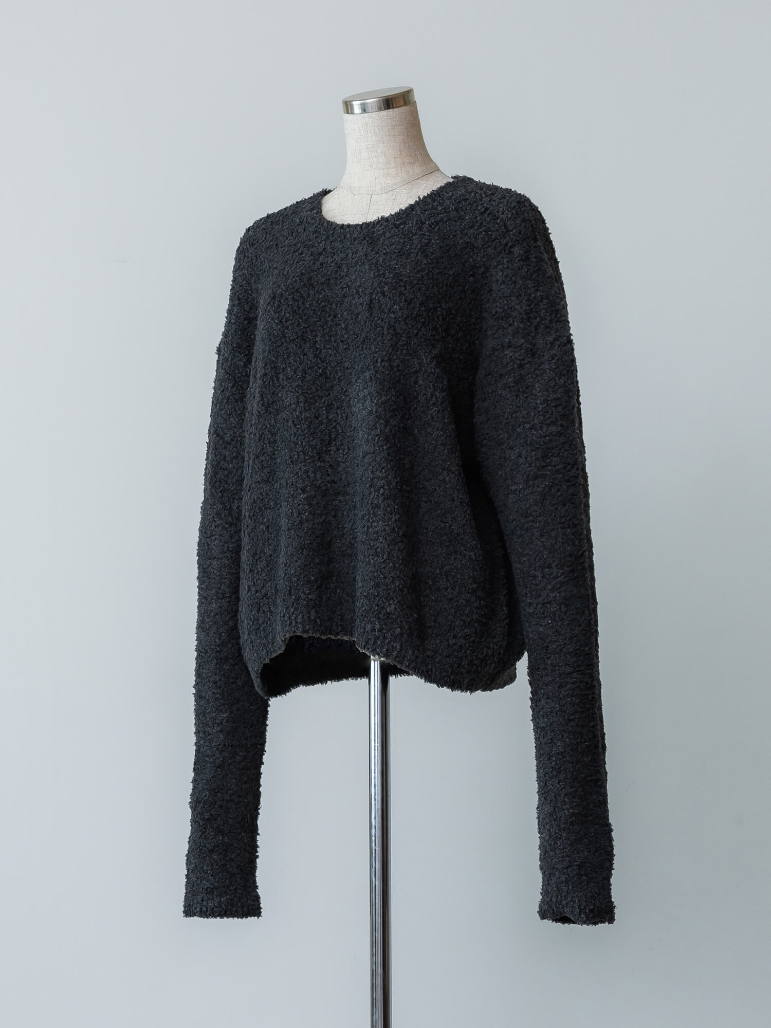 【美品】SACRA ブークレクルーネックニット crewre online store / ブークレークルーネックニット