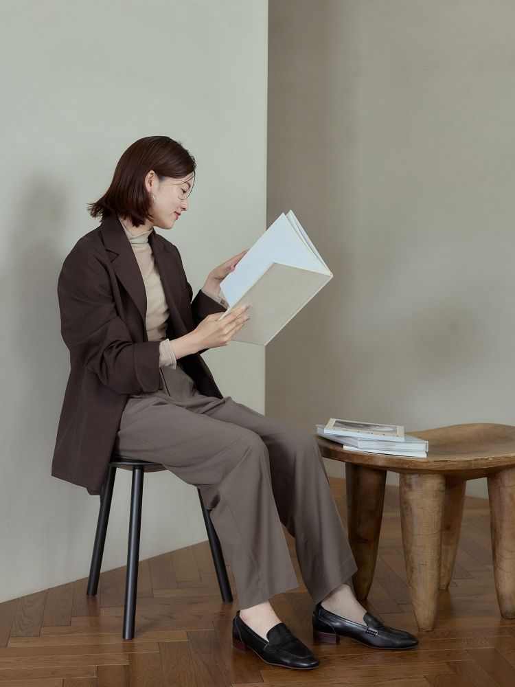 H173 B81 W60 H88 /着用サイズ:モデルサイズ
※モデルサイズ:サイズ1より股下+8cm