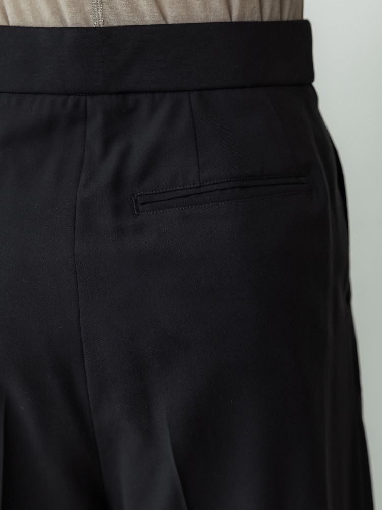 ウールブレンドスラックス