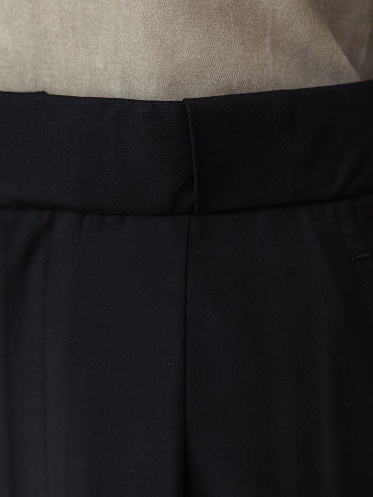 ウールブレンドスラックス