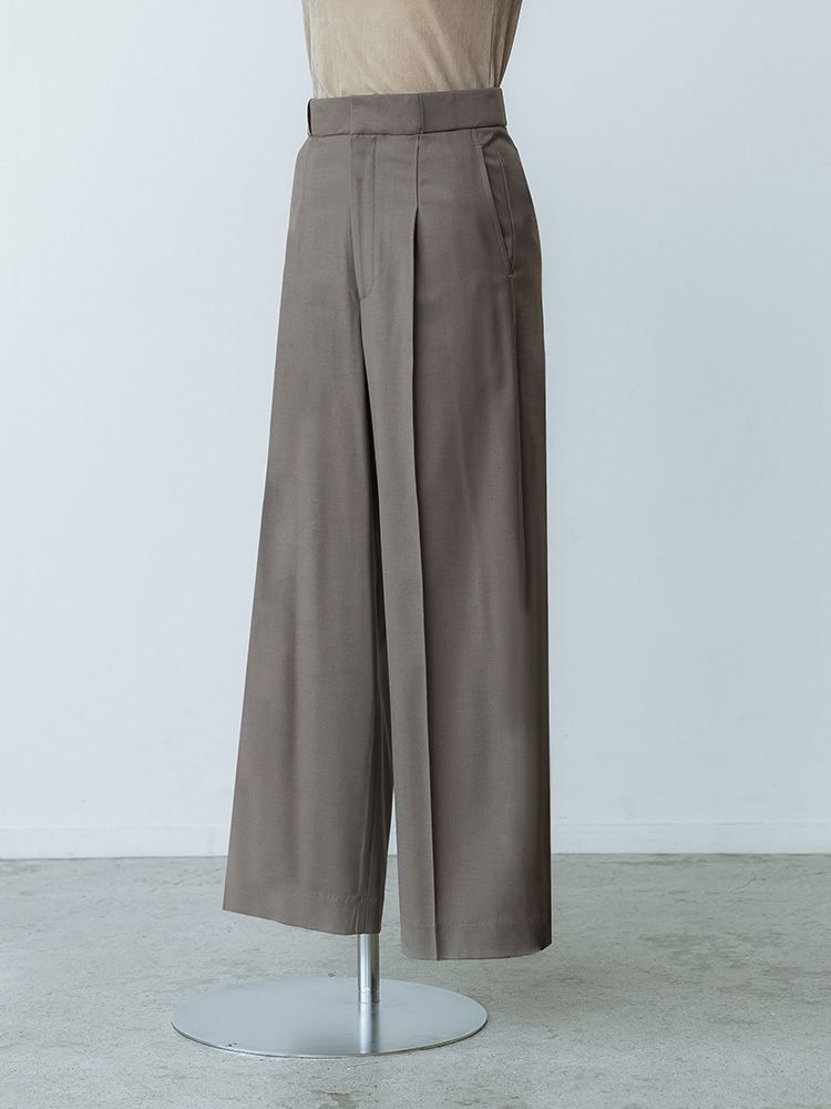 ウールブレンドスラックス