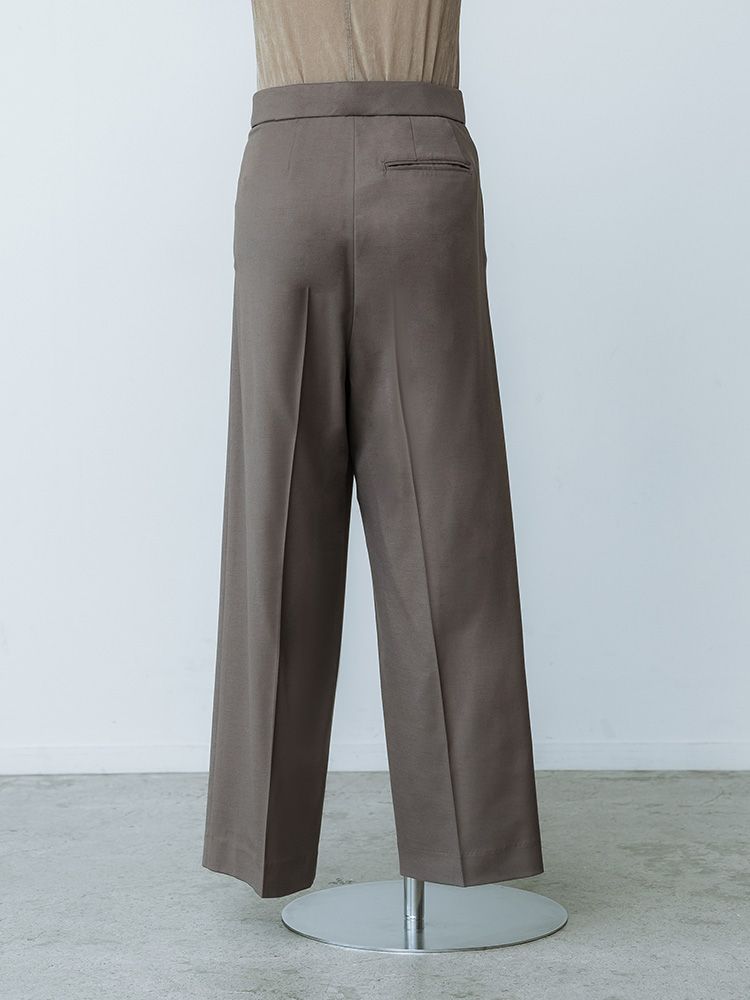 ウールブレンドスラックス