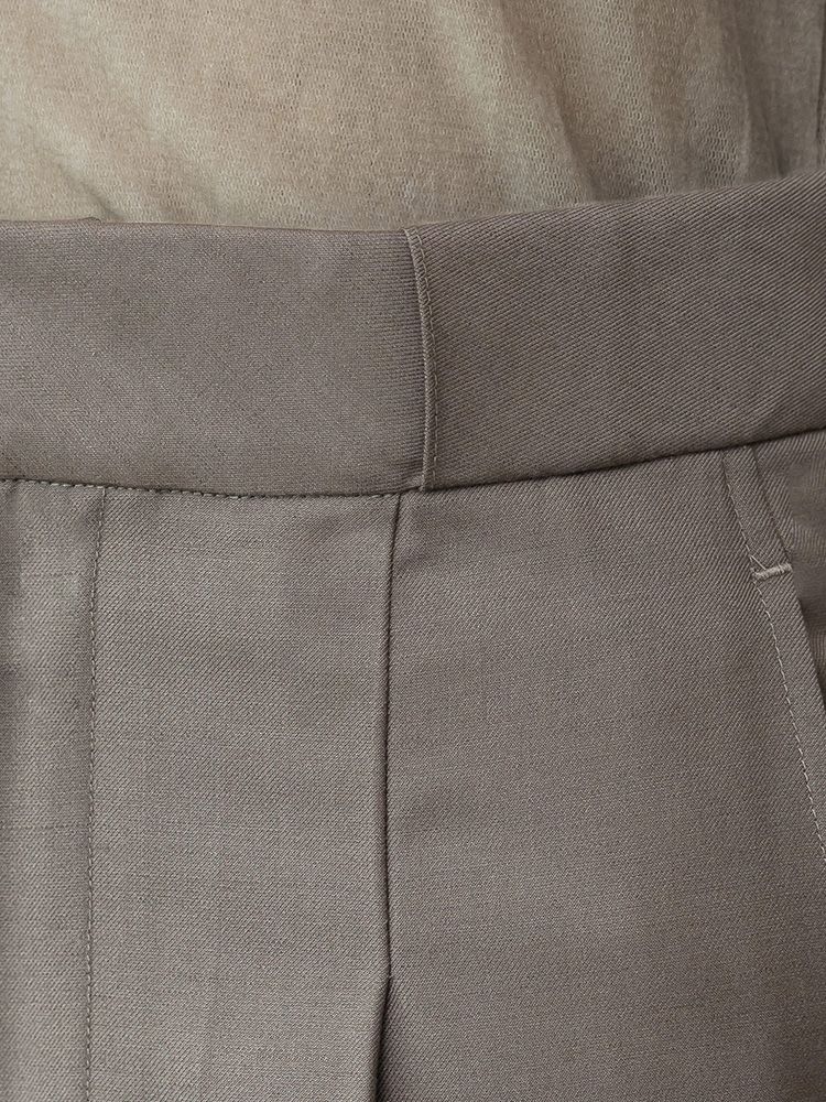 ウールブレンドスラックス