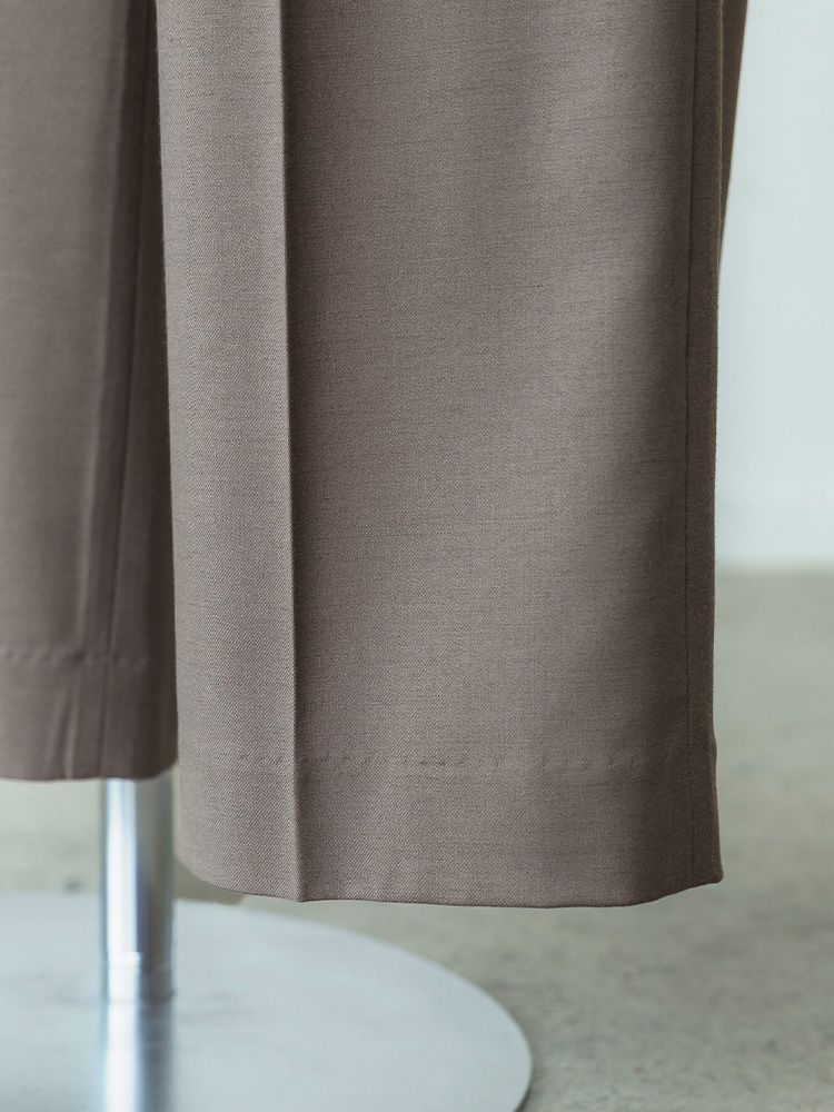 ウールブレンドスラックス