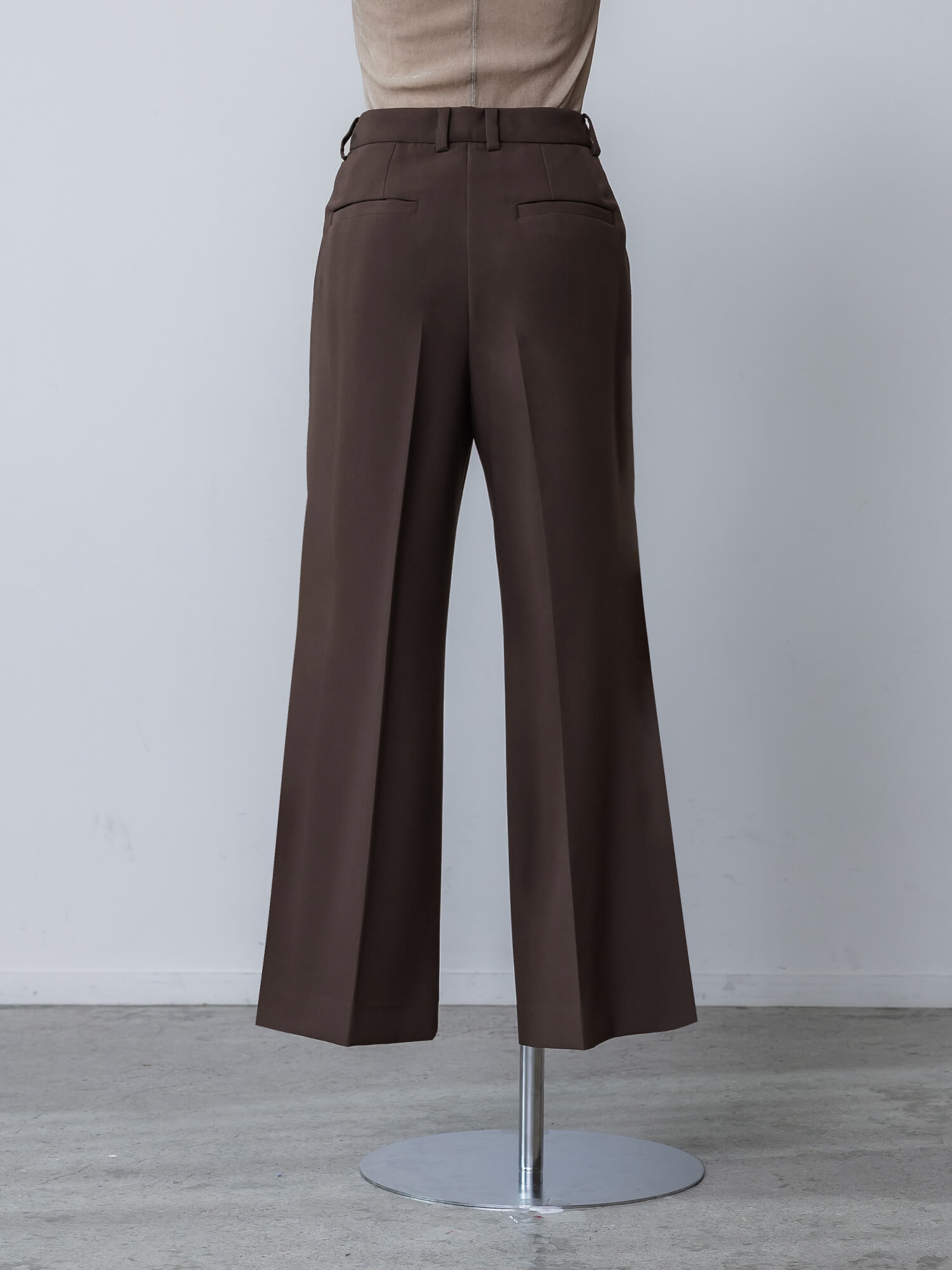 ウォッシャブルフレアパンツ