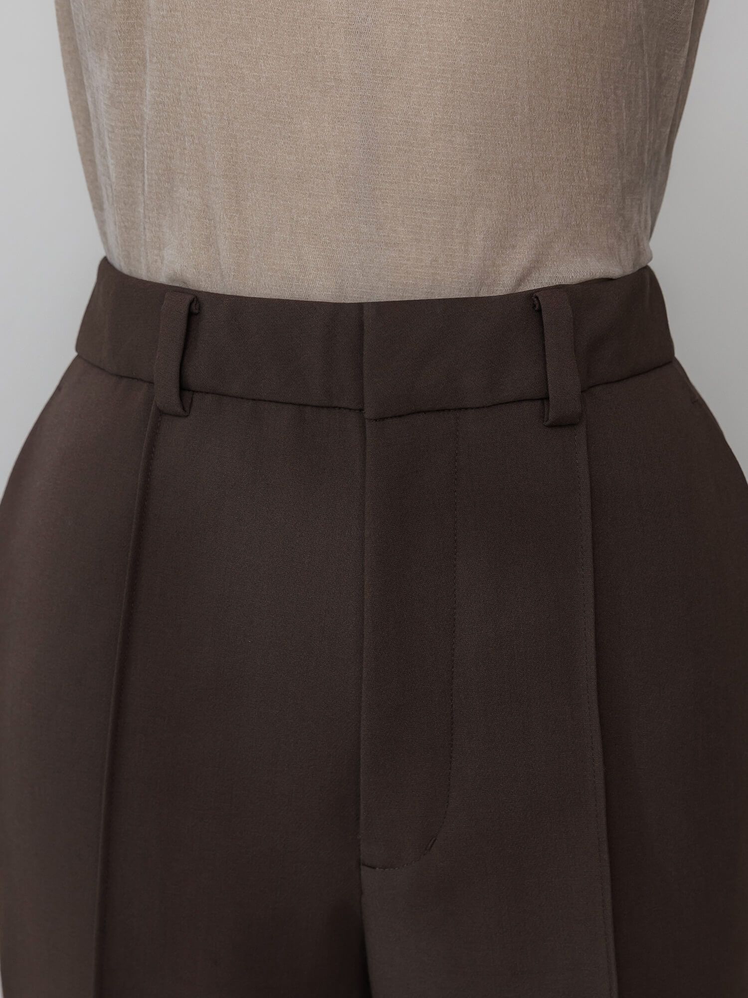 ウォッシャブルフレアパンツ