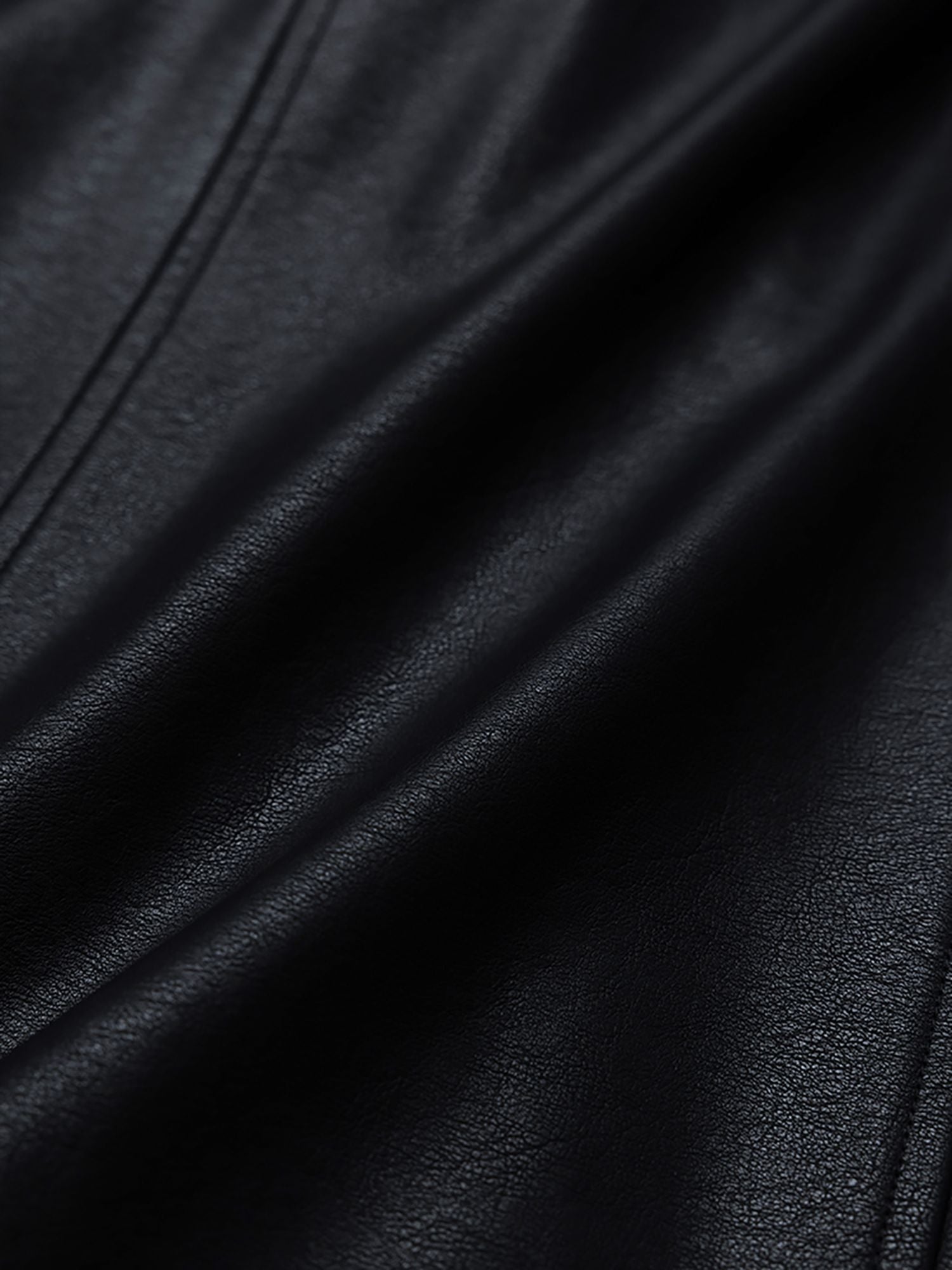 フェイクレザーナロースカート