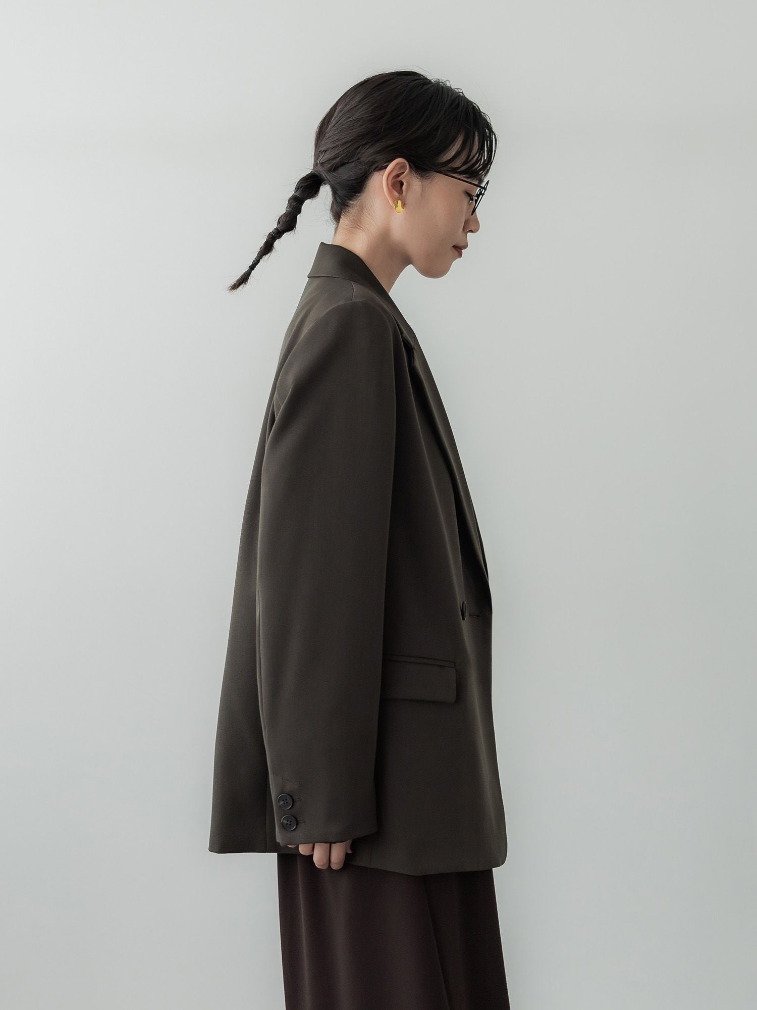 crewre ダブルテーラードジャケット　モカ　size1 crewre online store / ダブルテーラードジャケット