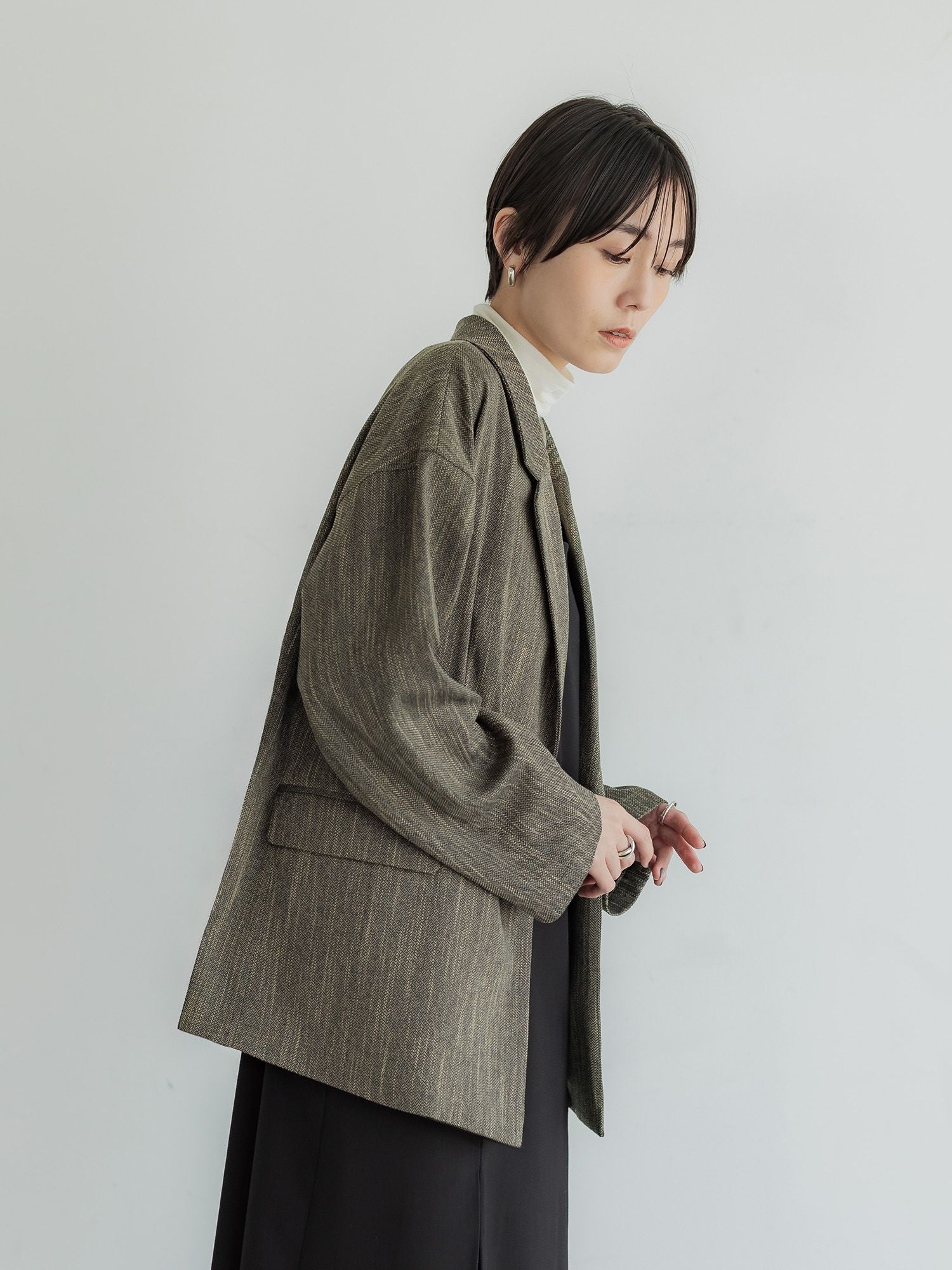 crewre online store / ツイーディヘリンボンジャケット