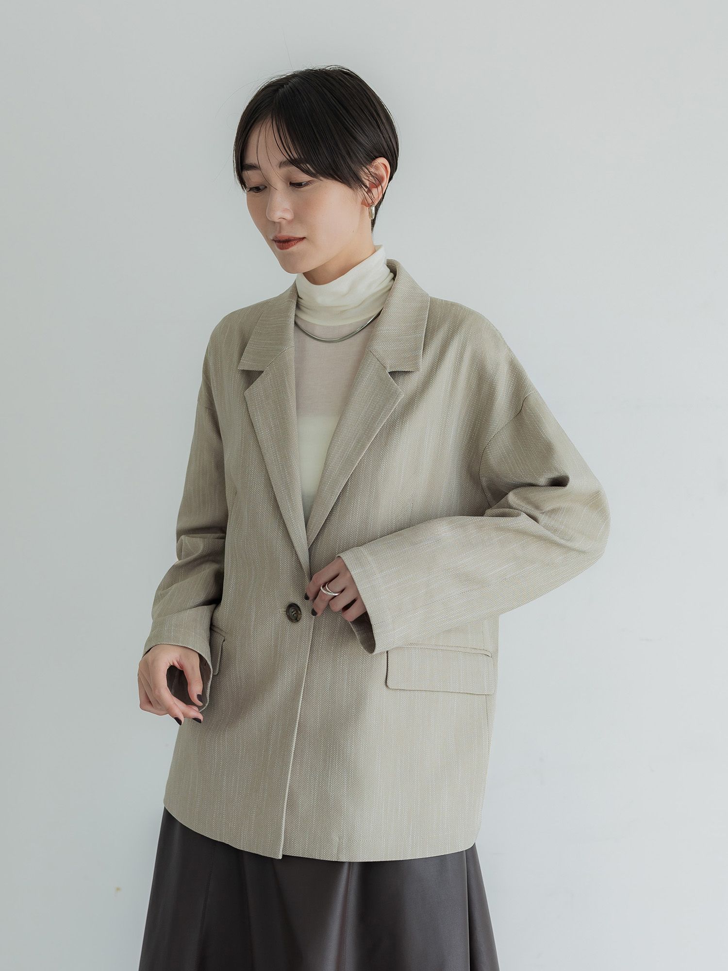 crewre online store / ツイーディヘリンボンジャケット