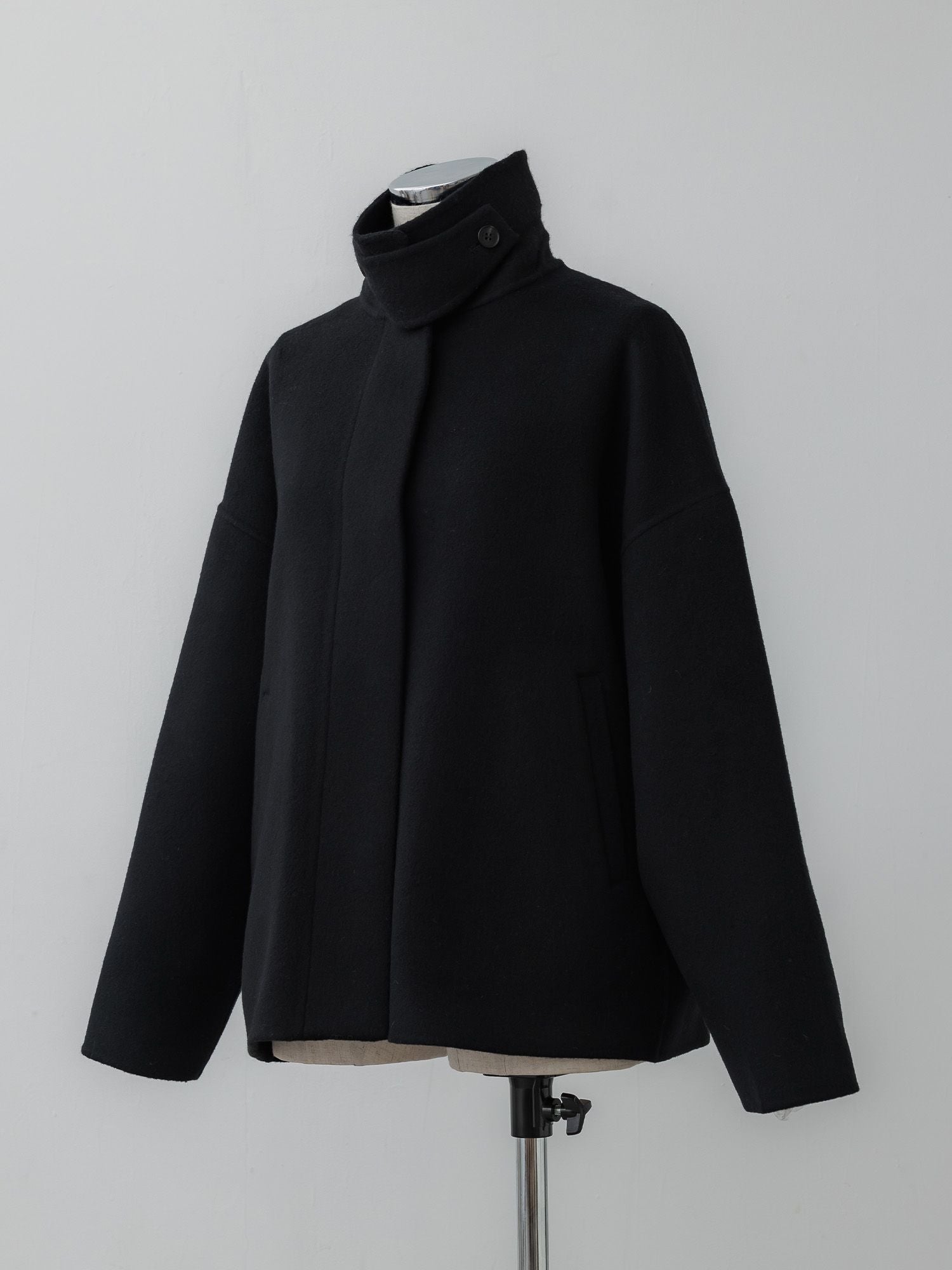 2wayウールリバーショートコート