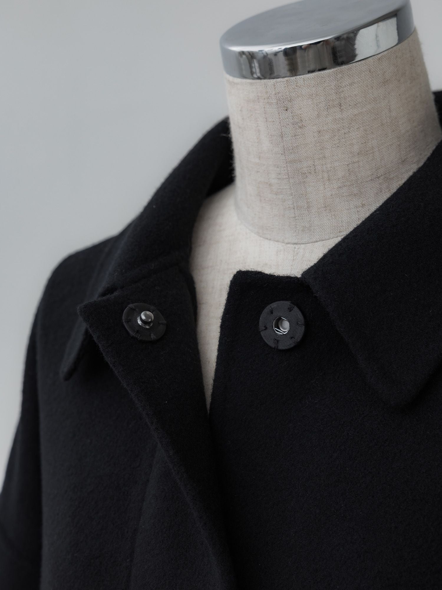 crewre online store / 2wayウールリバーショートコート