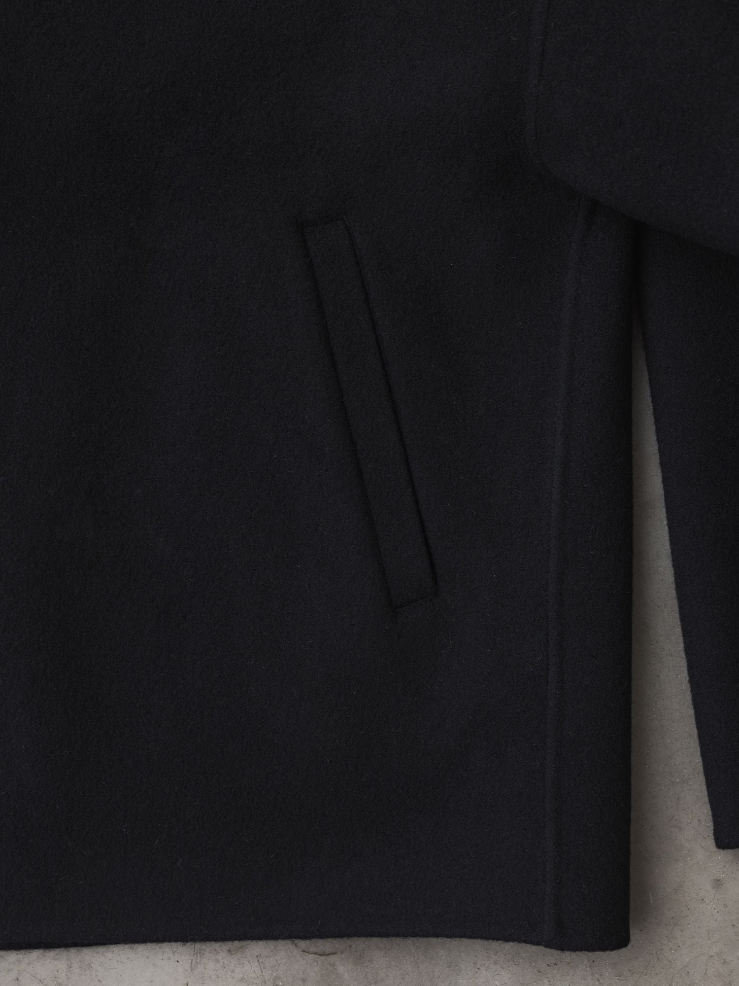 crewre online store / 2wayウールリバーショートコート