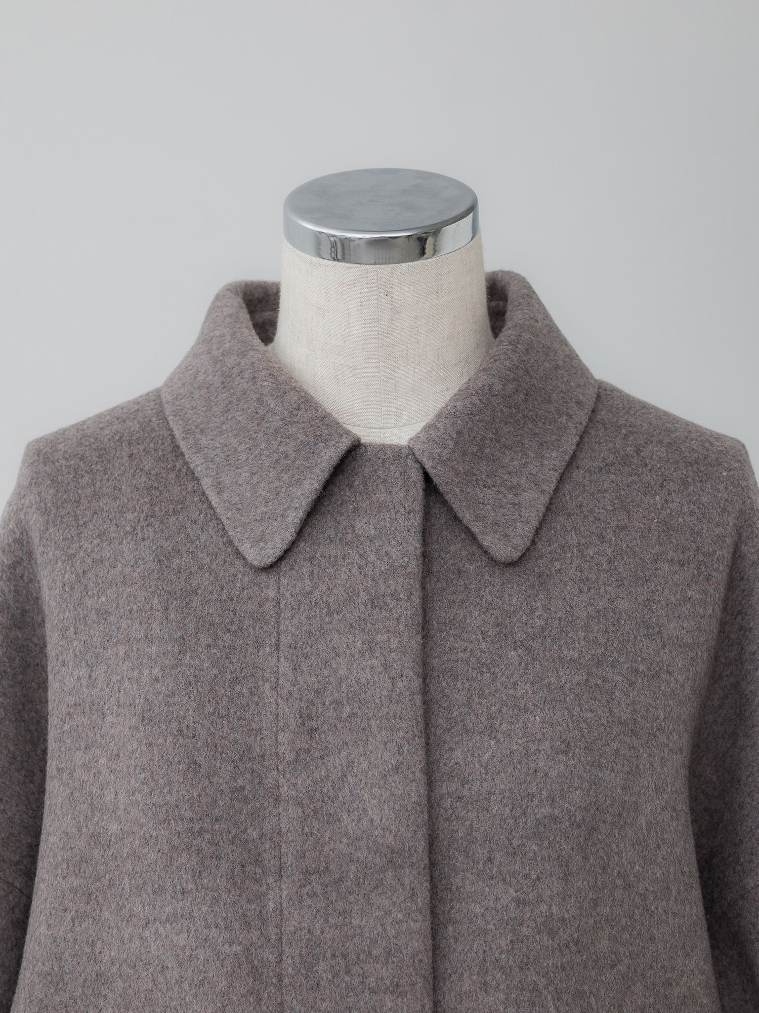 2wayウールリバーショートコート