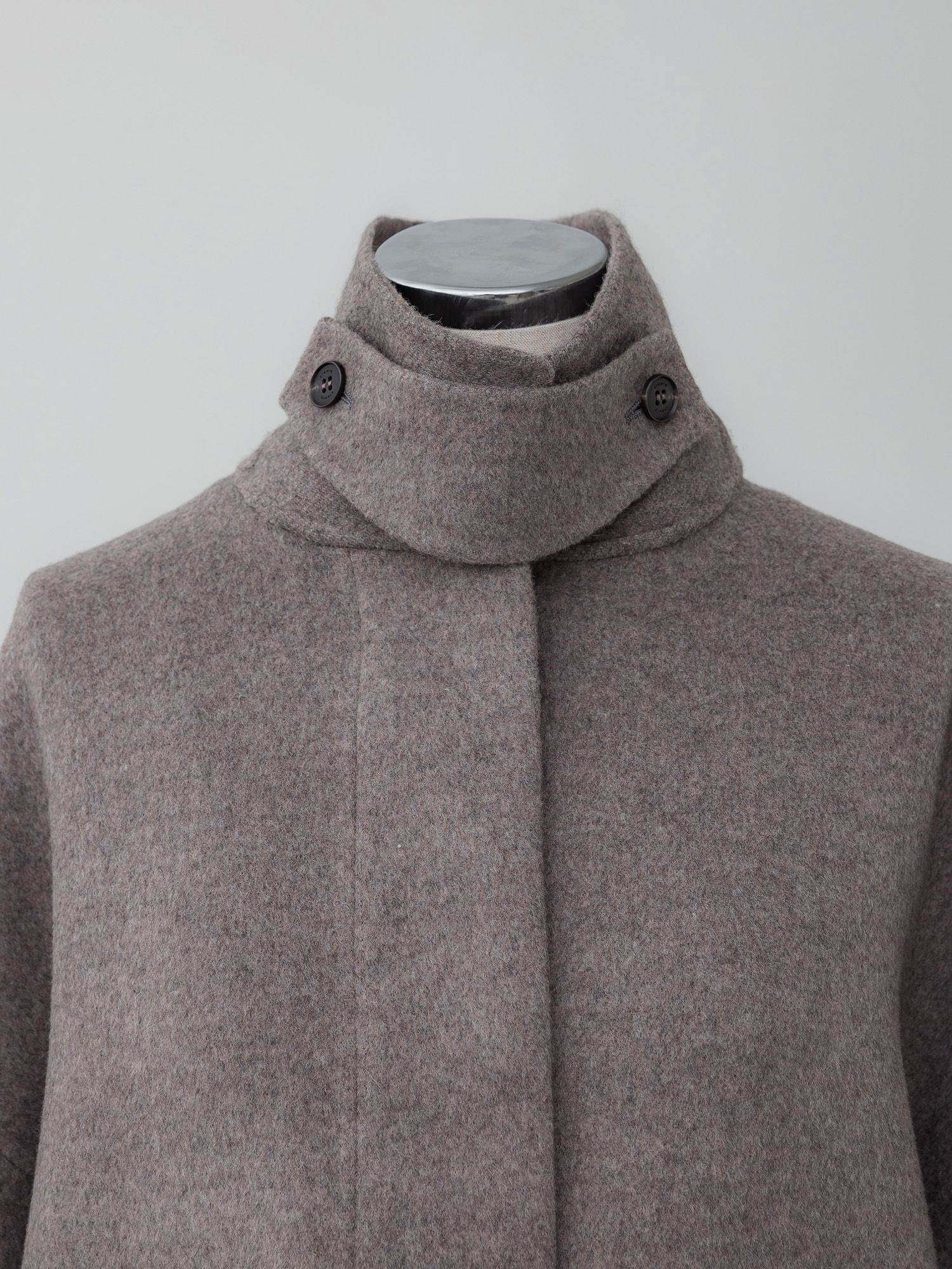 crewre online store / 2wayウールリバーショートコート