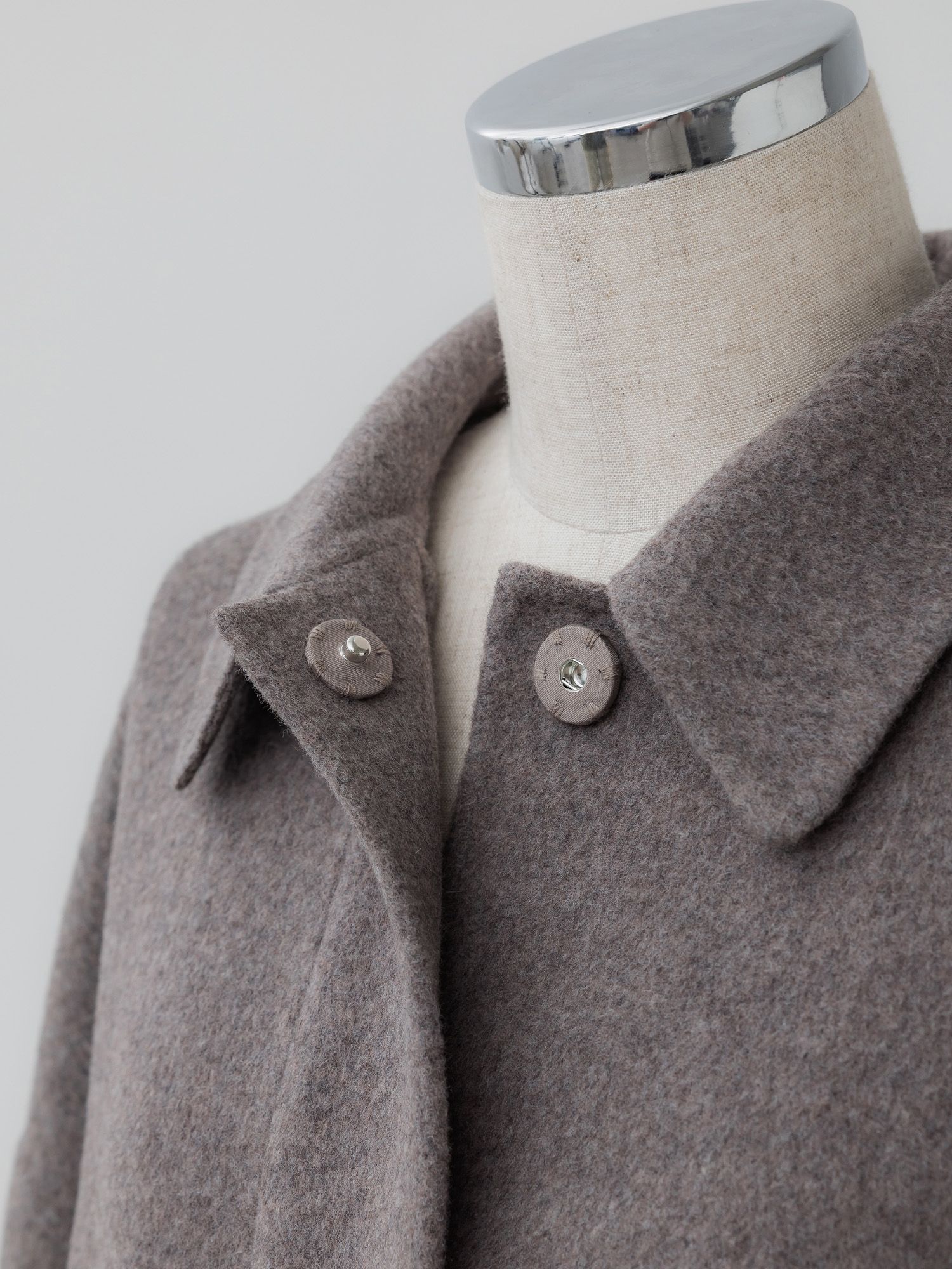 2wayウールリバーショートコート