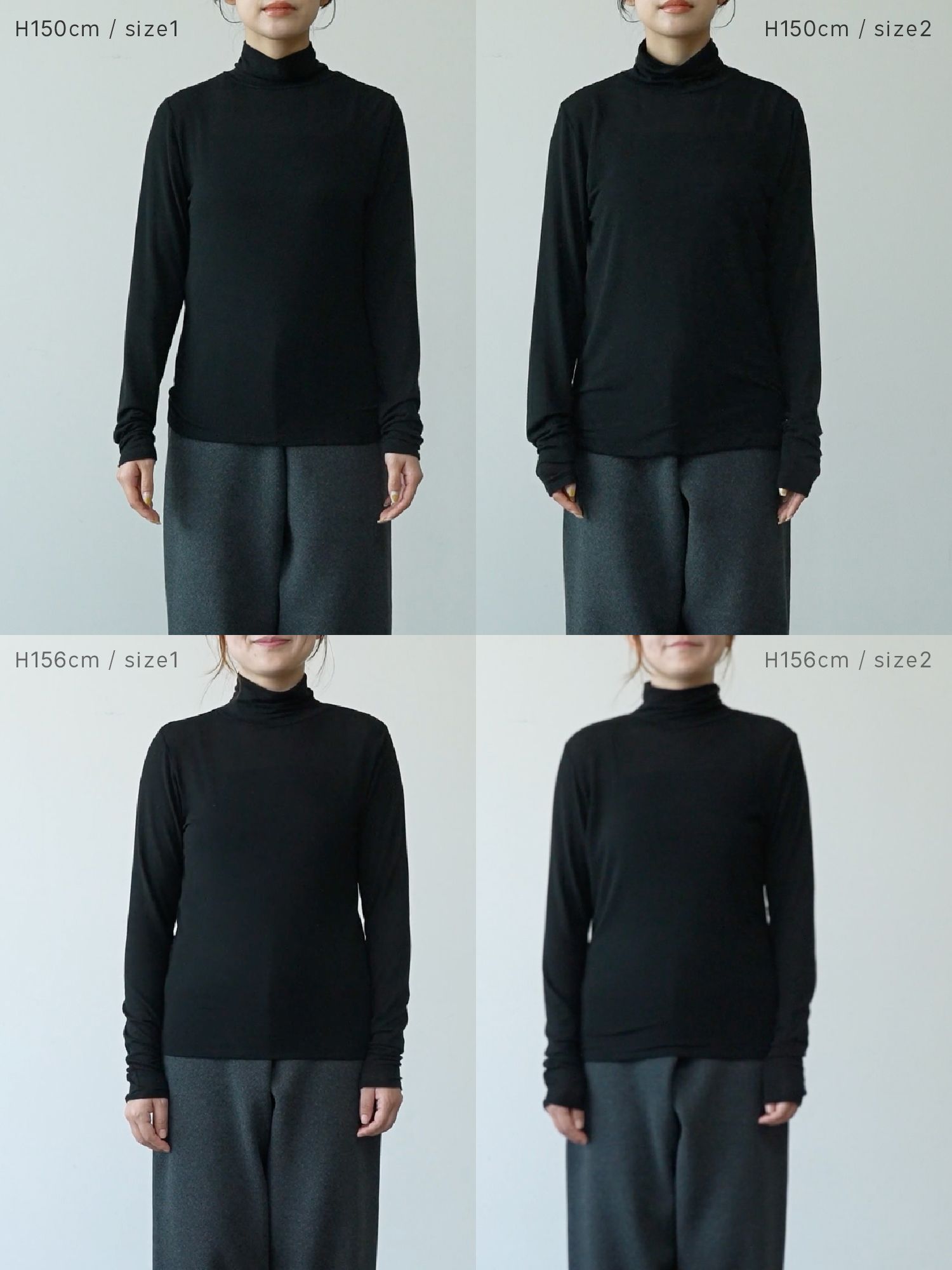 crewre online store / シルクブレンドハイネックトップス