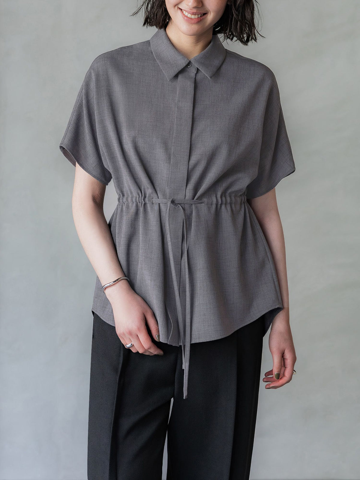 crewre online store / セミドルマンドロストデザインシャツ