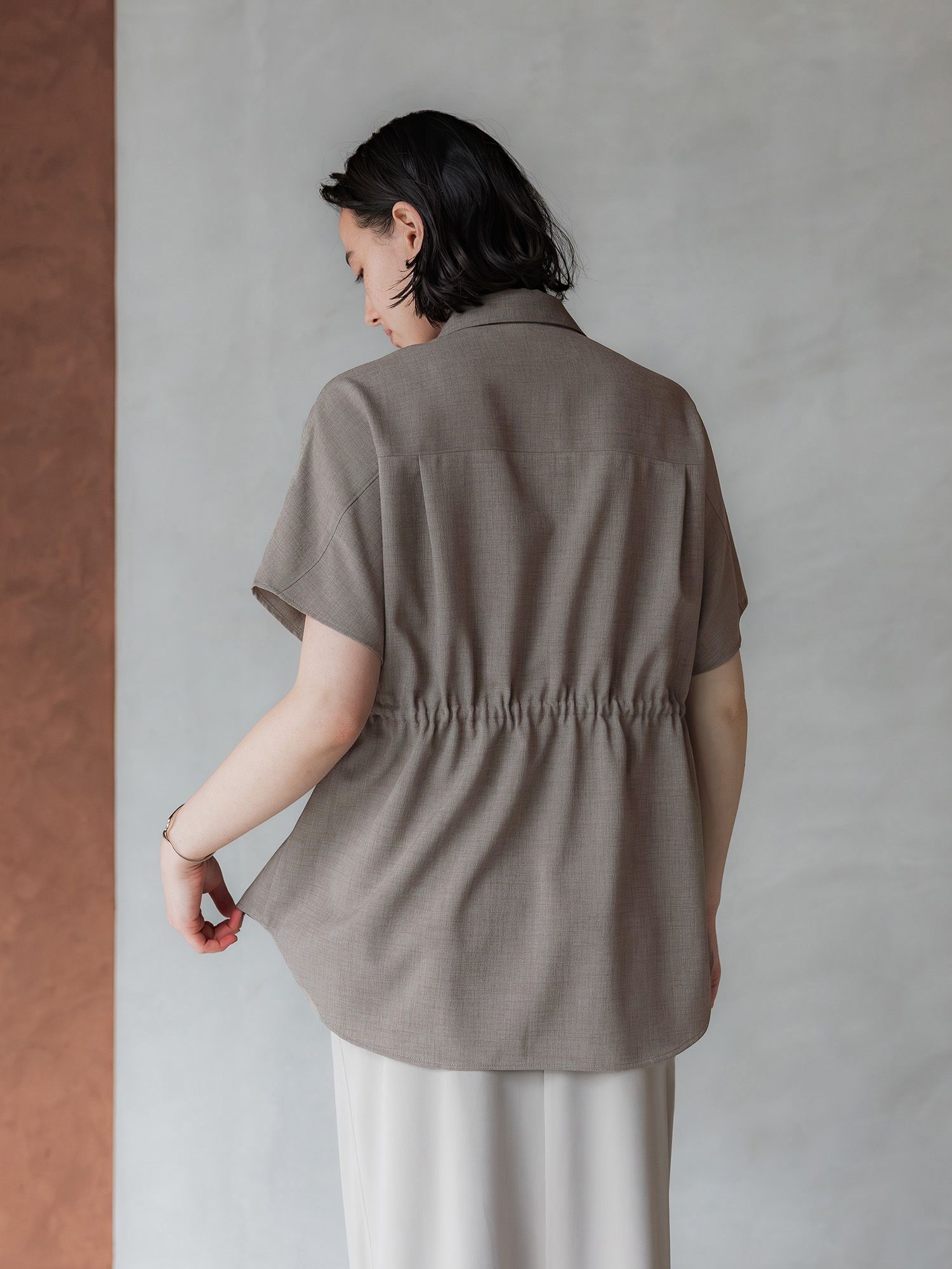 crewre online store / セミドルマンドロストデザインシャツ
