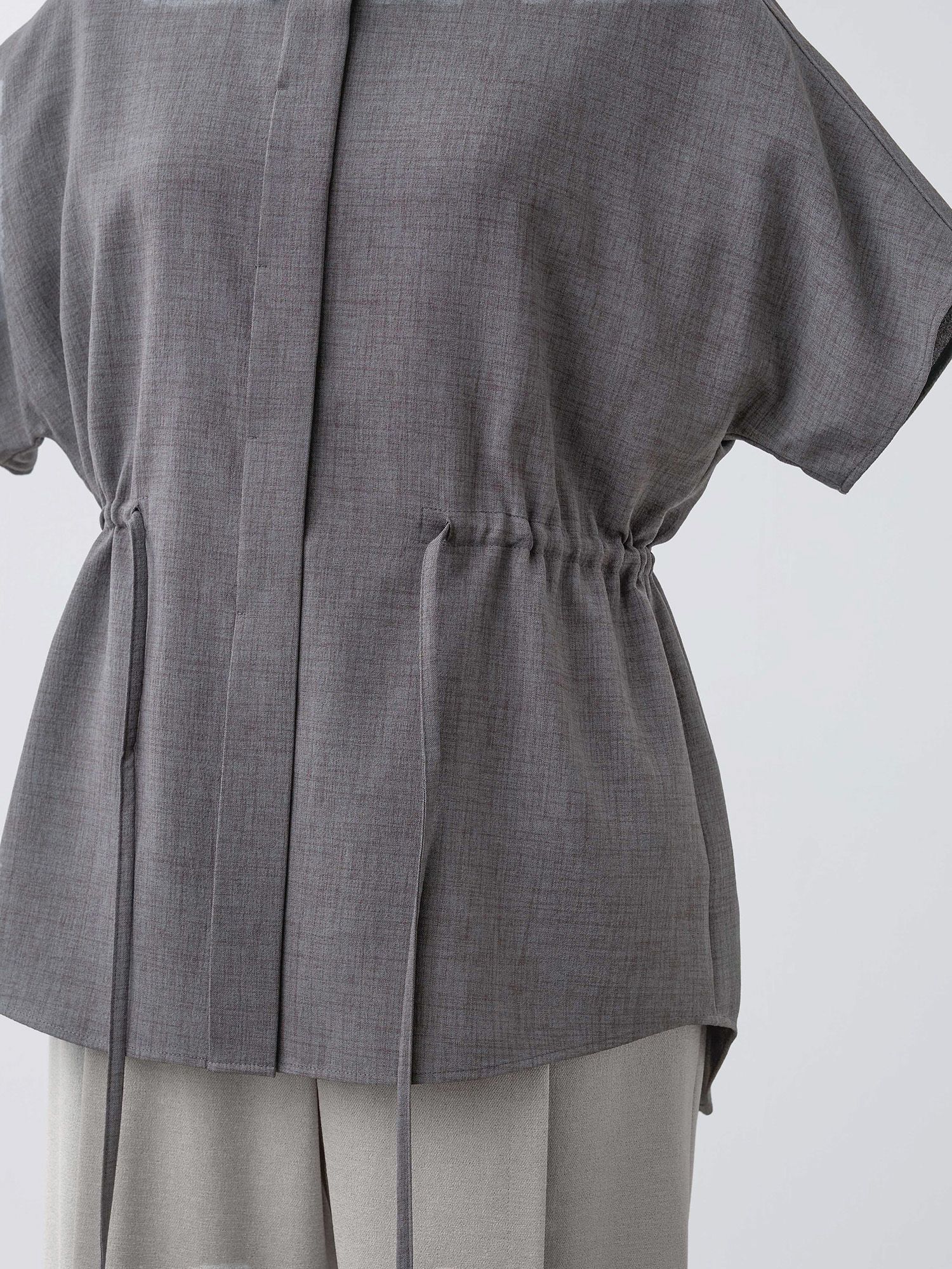 セミドルマンドロストデザインシャツ