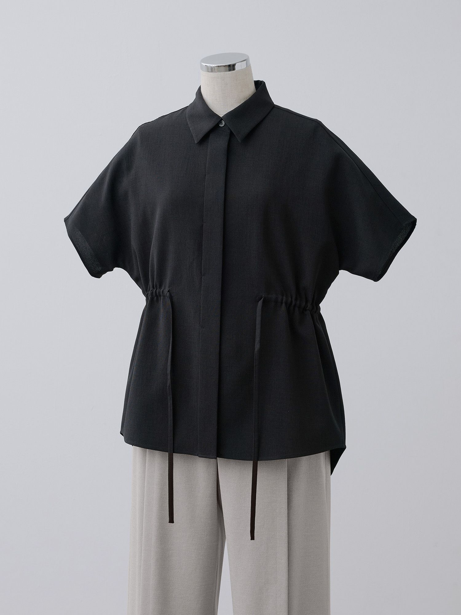 セミドルマンドロストデザインシャツ