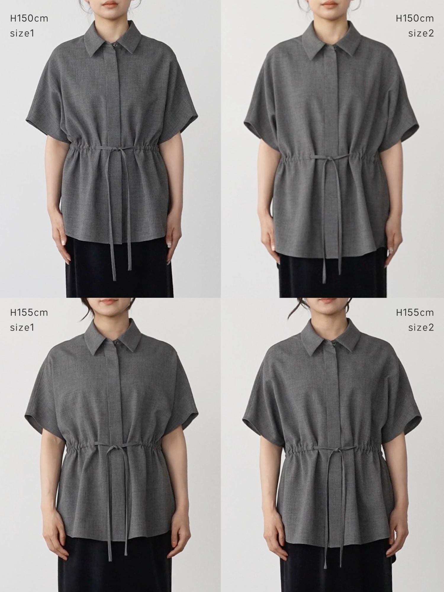 セミドルマンドロストデザインシャツ