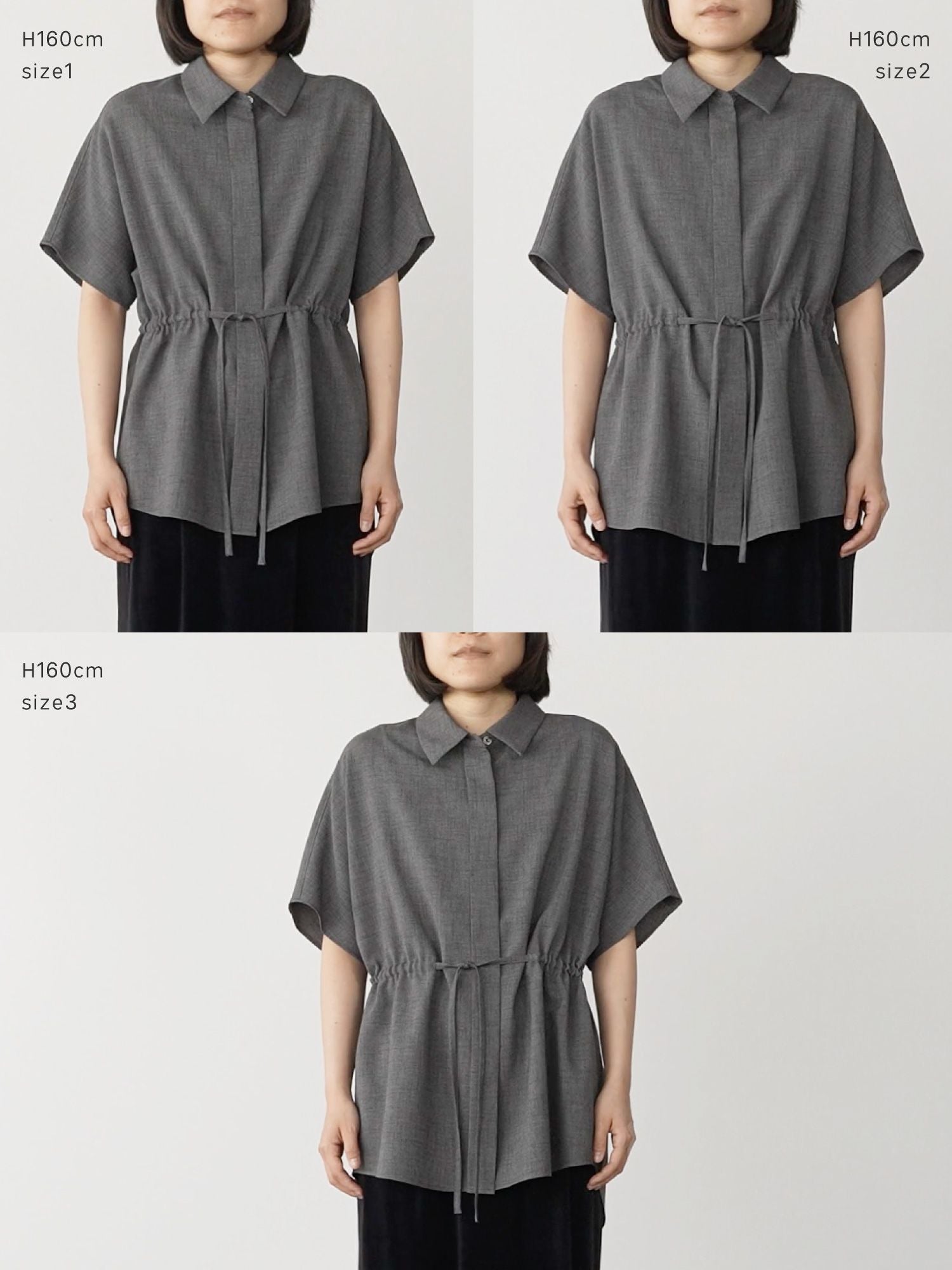 セミドルマンドロストデザインシャツ