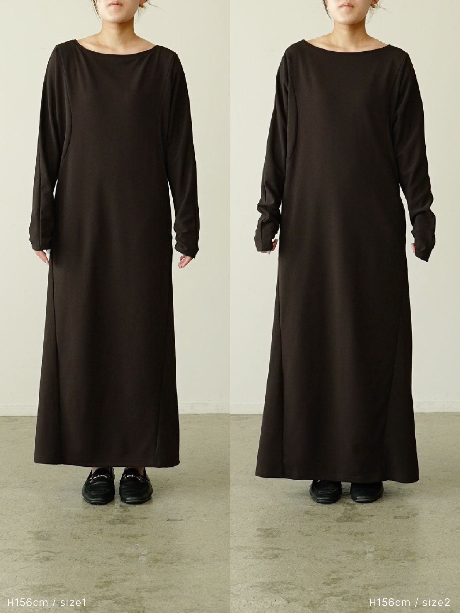 crewre online store / ジョーゼットシェイプワンピース