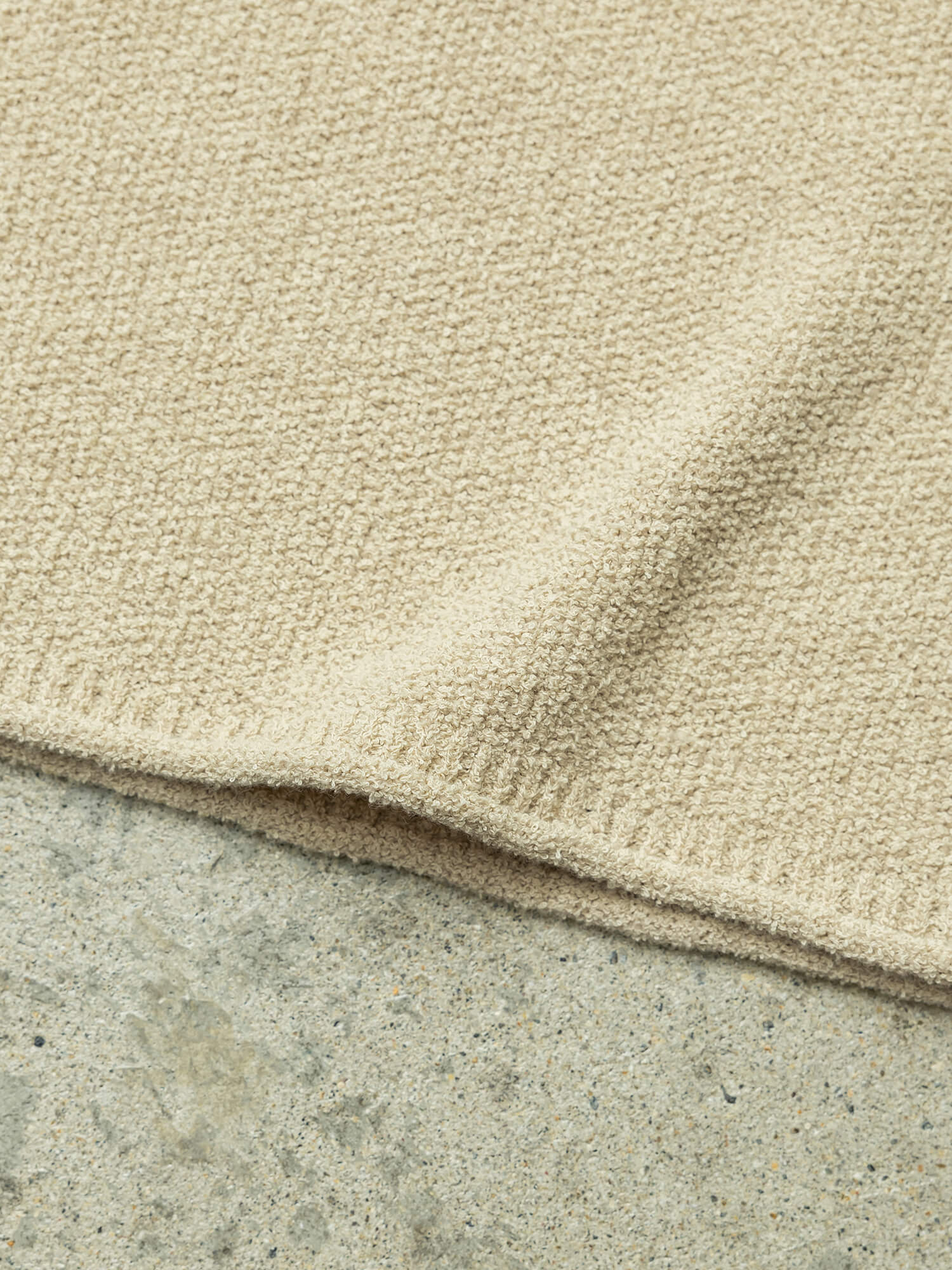 コットンミックスカノコニット