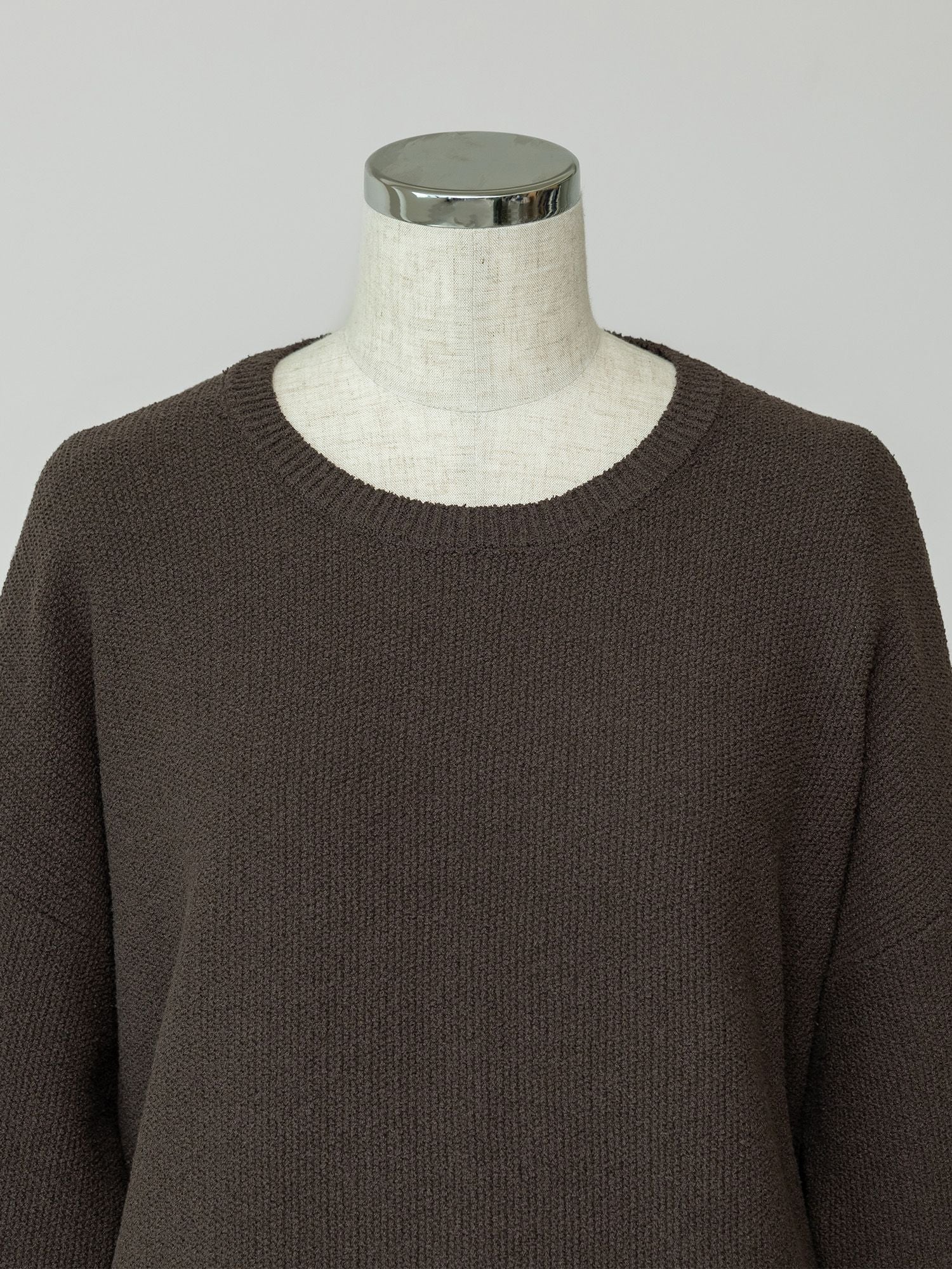 コットンミックスカノコニット