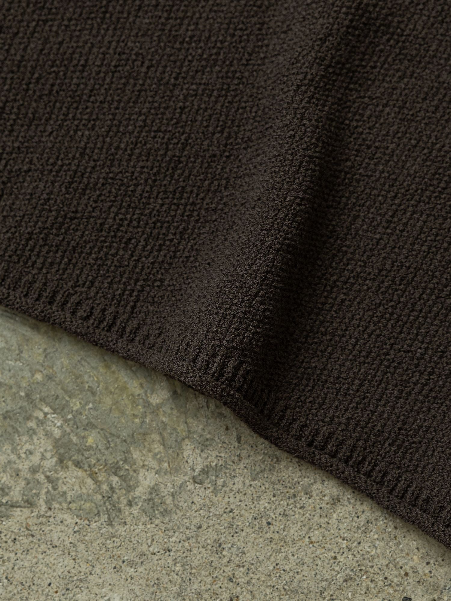 コットンミックスカノコニット