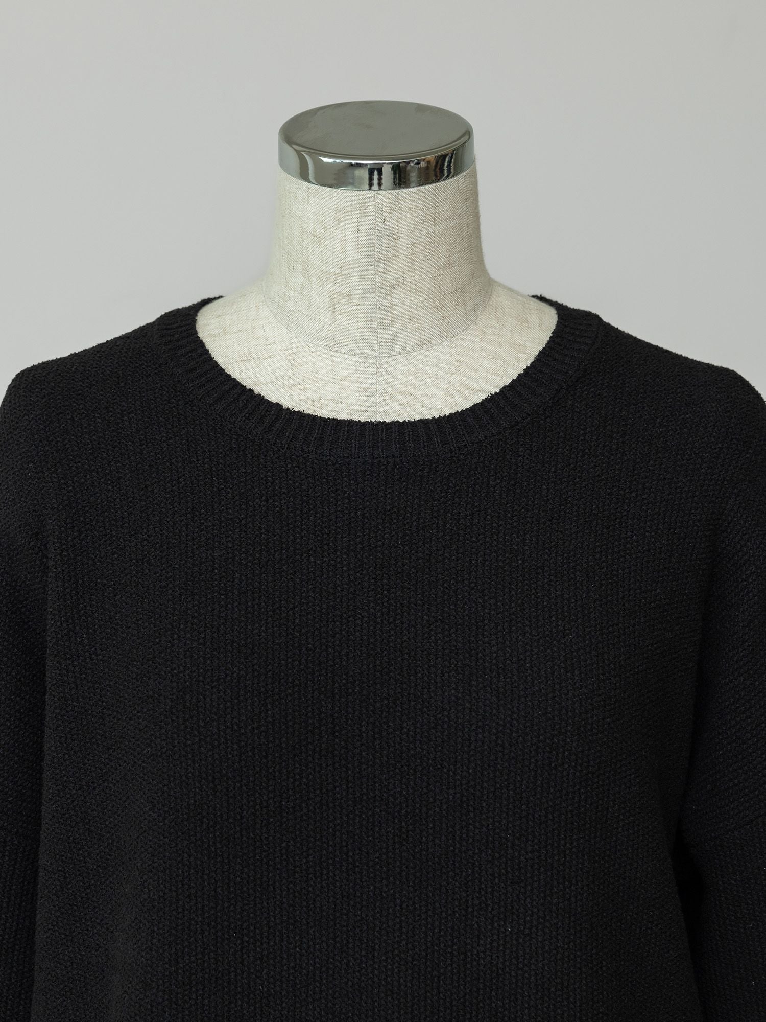 コットンミックスカノコニット