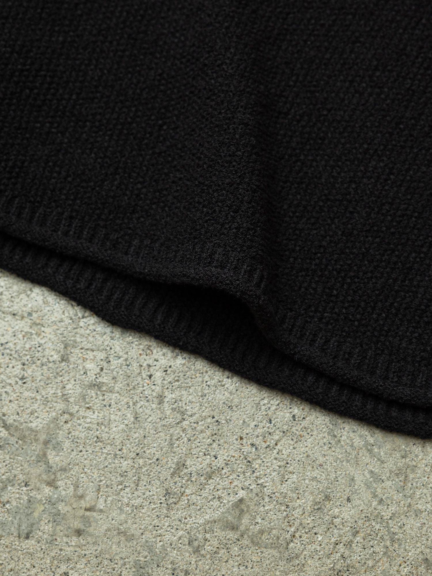 コットンミックスカノコニット