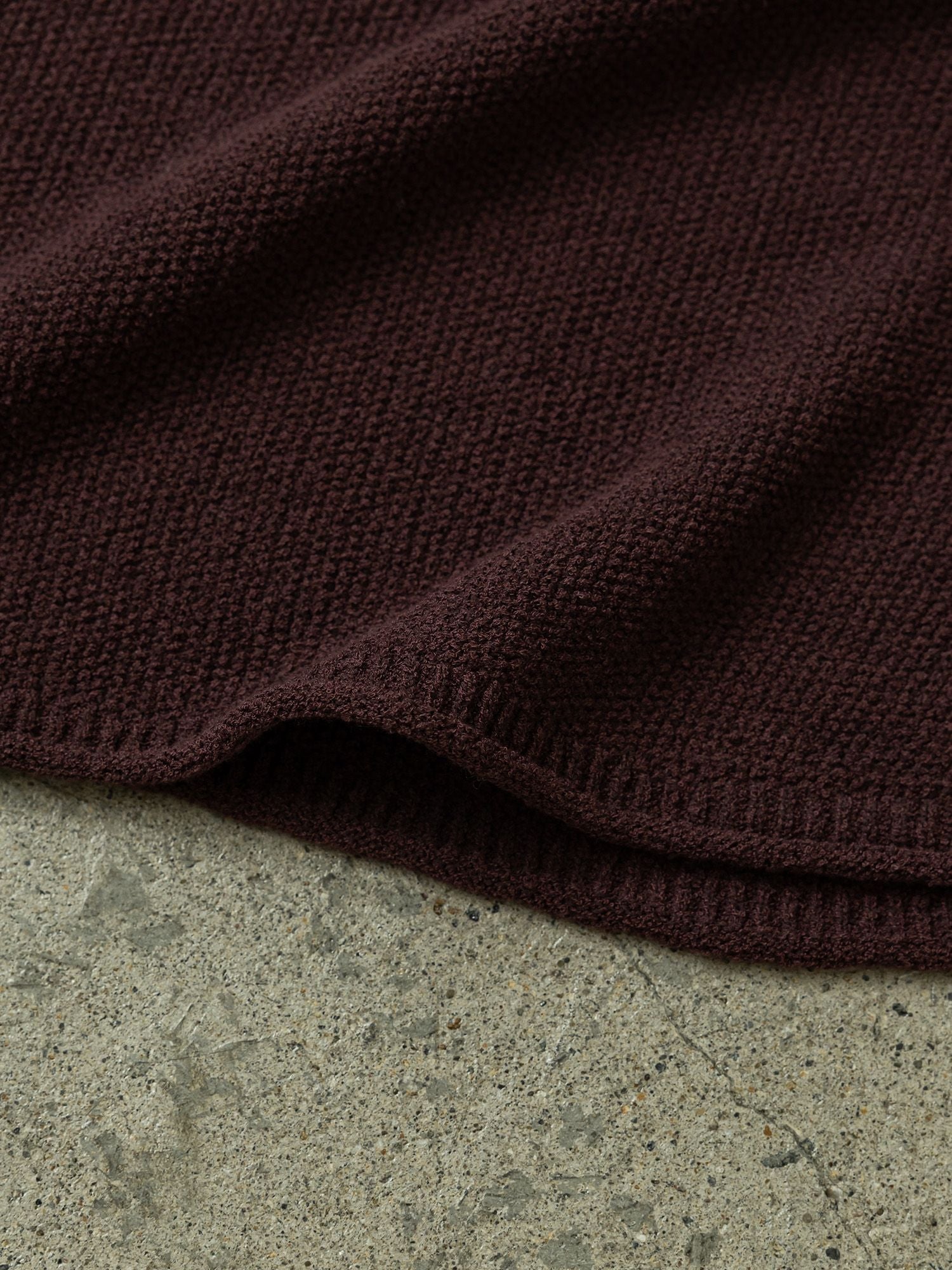 コットンミックスカノコニット