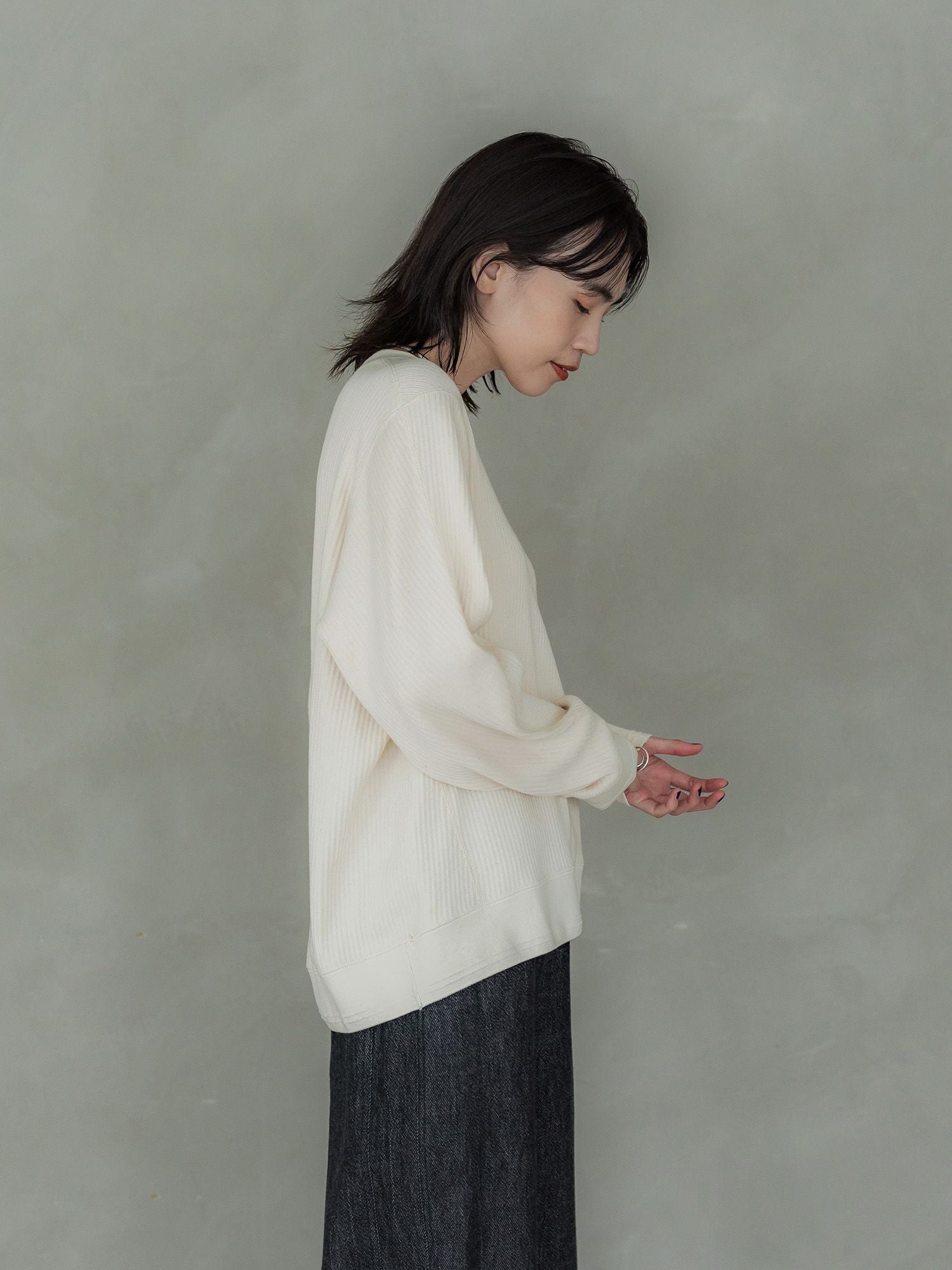 crewre online store / カーヴィシームリブプルオーバー crewre online store / カーヴィシームリブプルオーバー