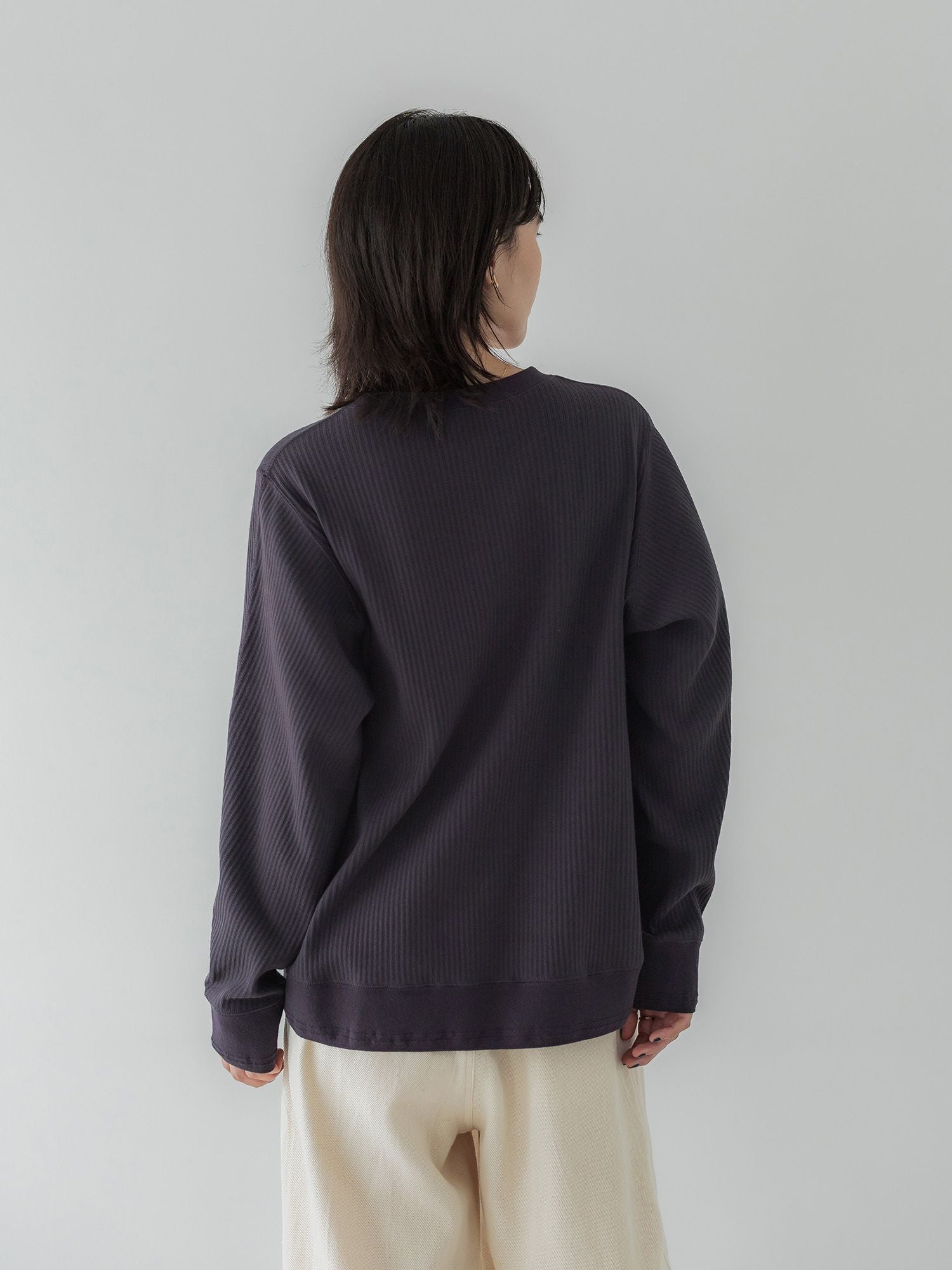 crewre online store / カーヴィシームリブプルオーバー