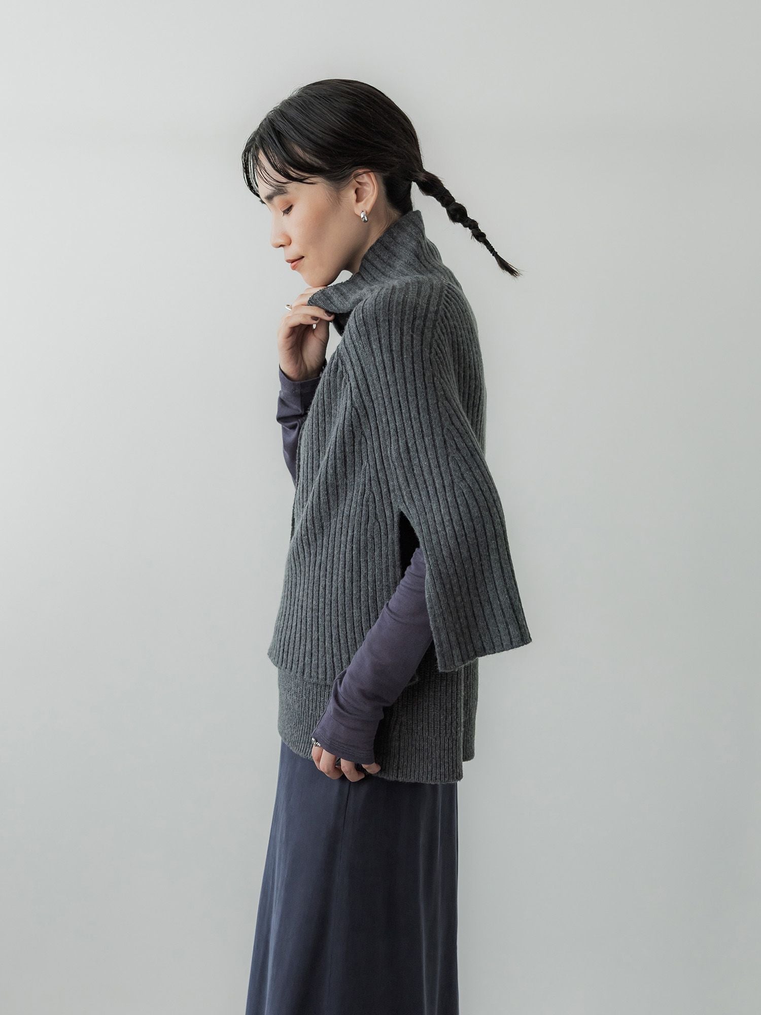 crewre online store / ケープレイヤードVネックベスト