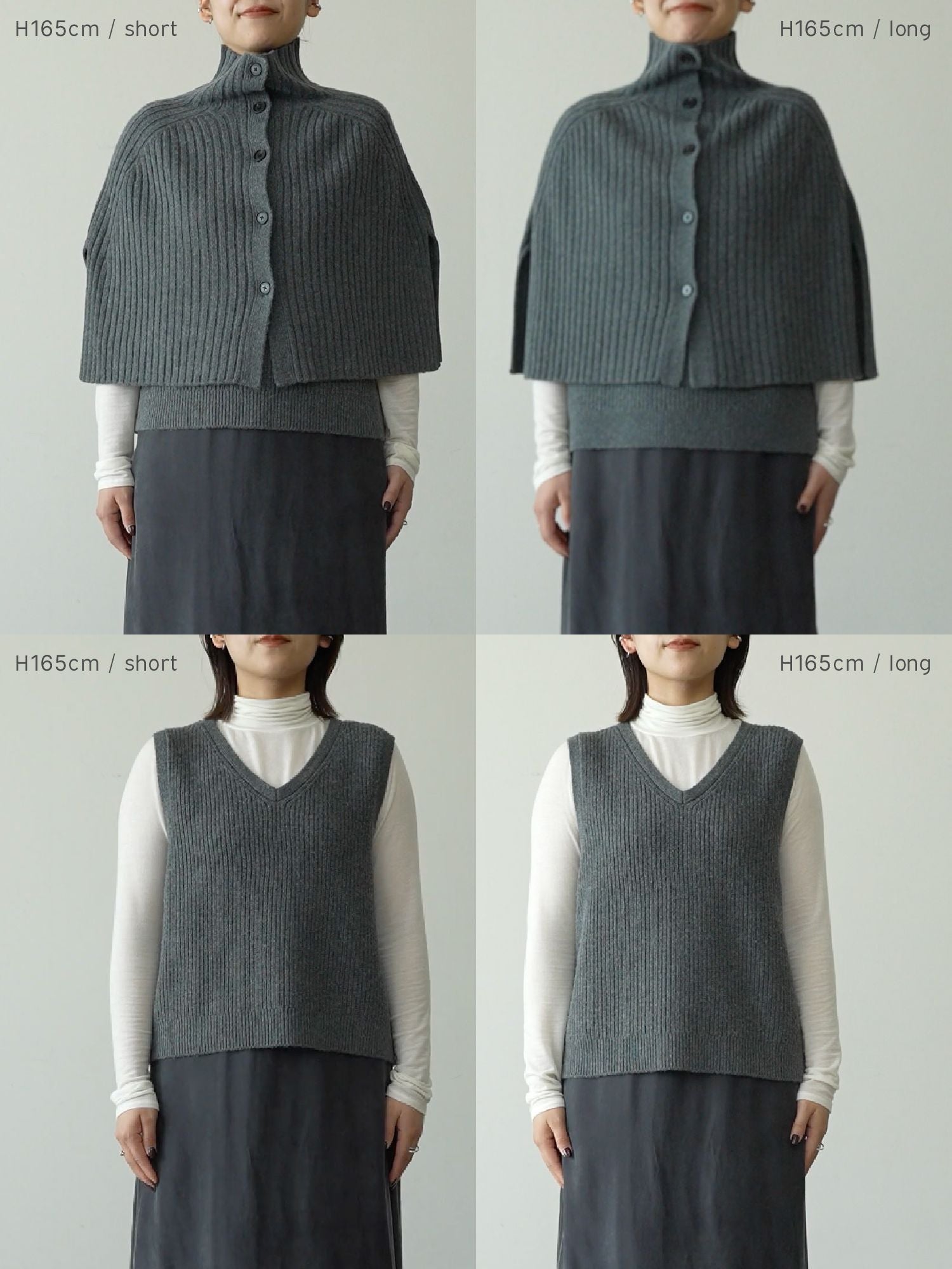 crewre online store / ケープレイヤードVネックベスト