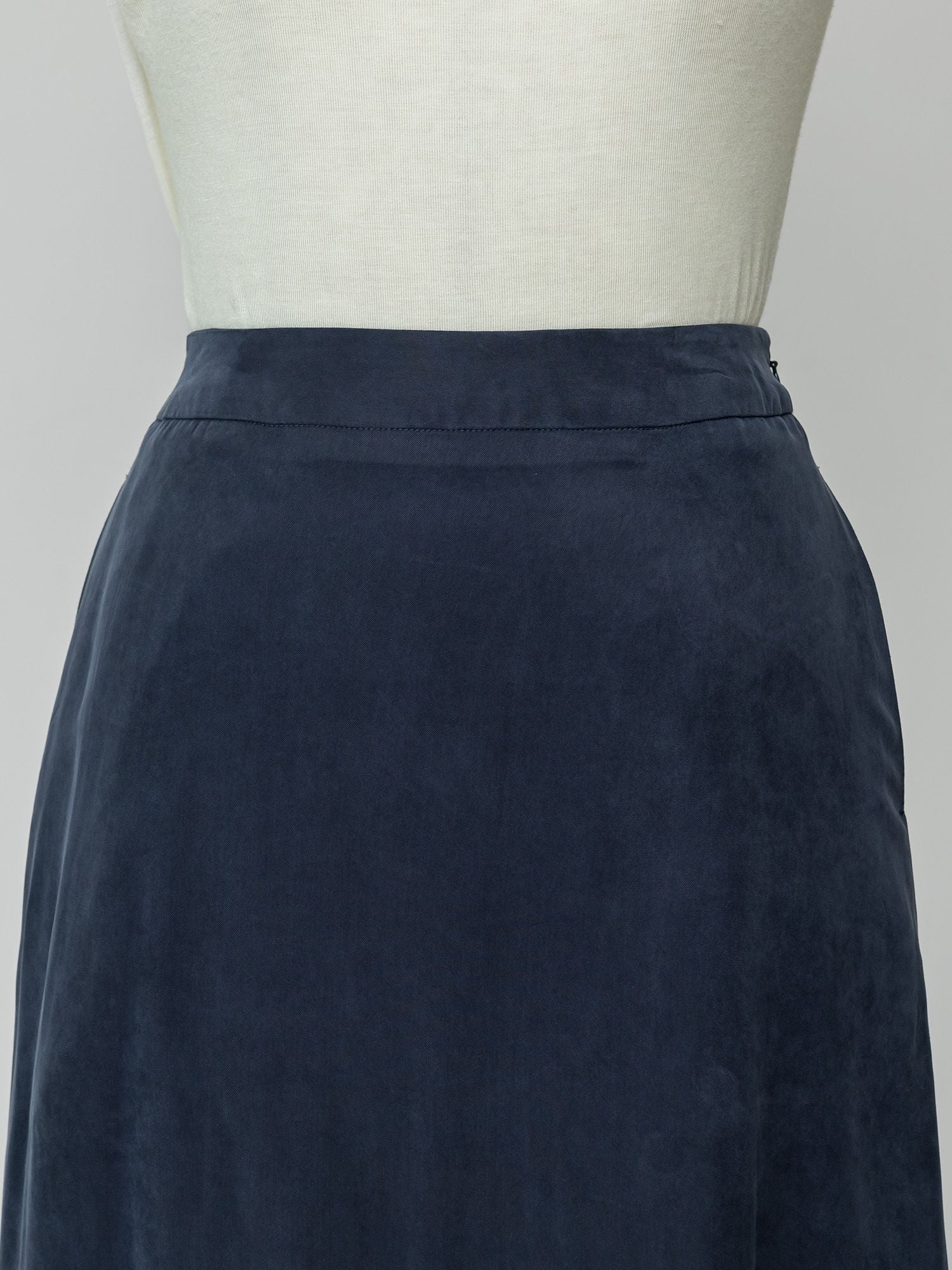 キュプラブレンドナロースカート